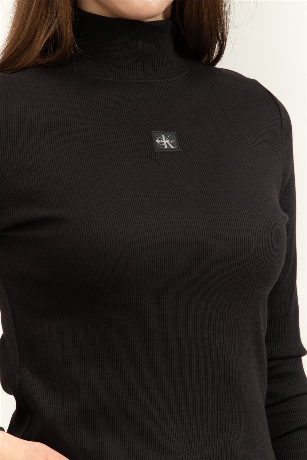 Calvin Klein Ls Woven Label Kadın Gömlek