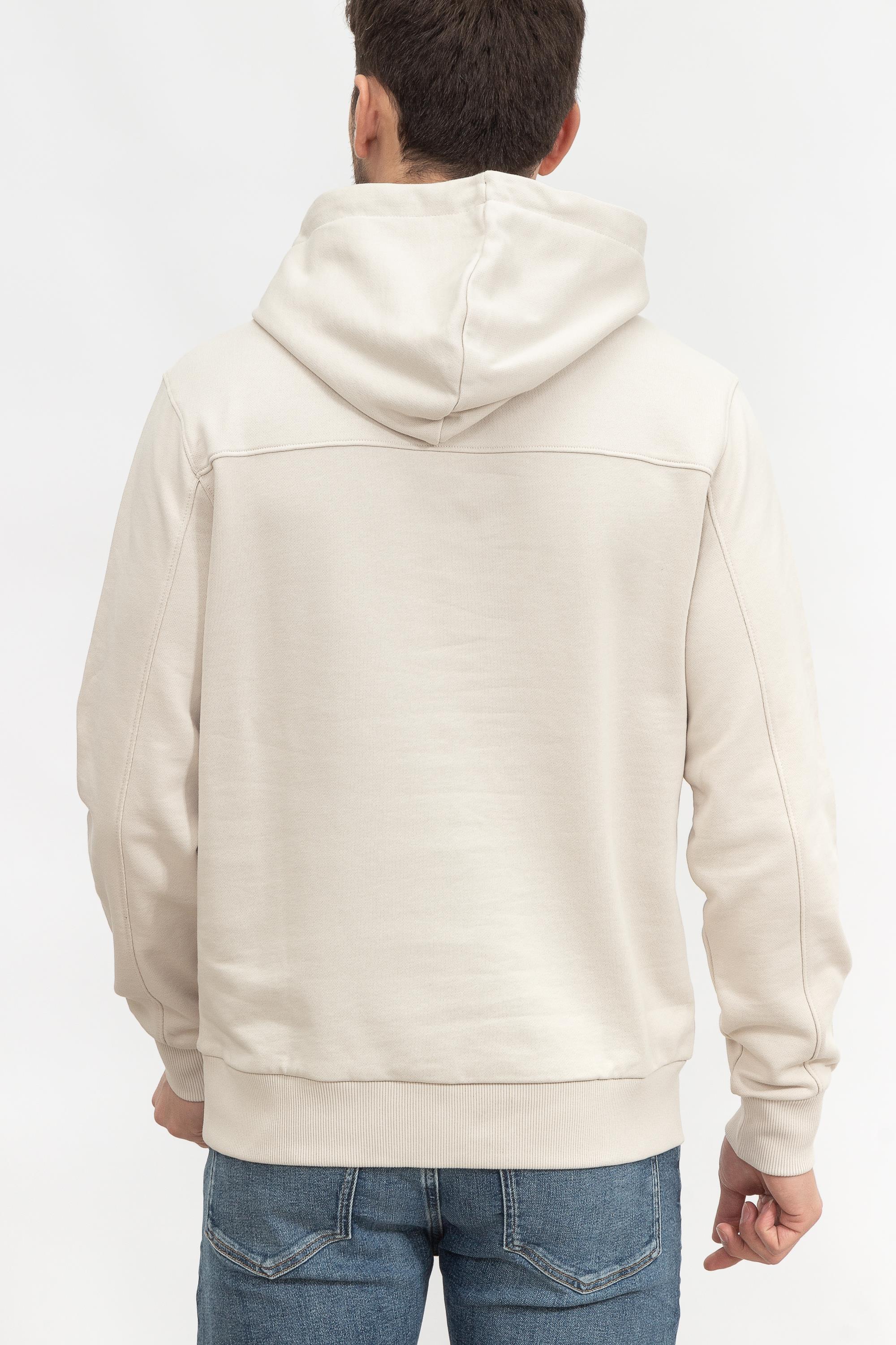 Calvin Klein Matte Front Logo Hoodie Erkek Kapüşonlu Sweatshirt