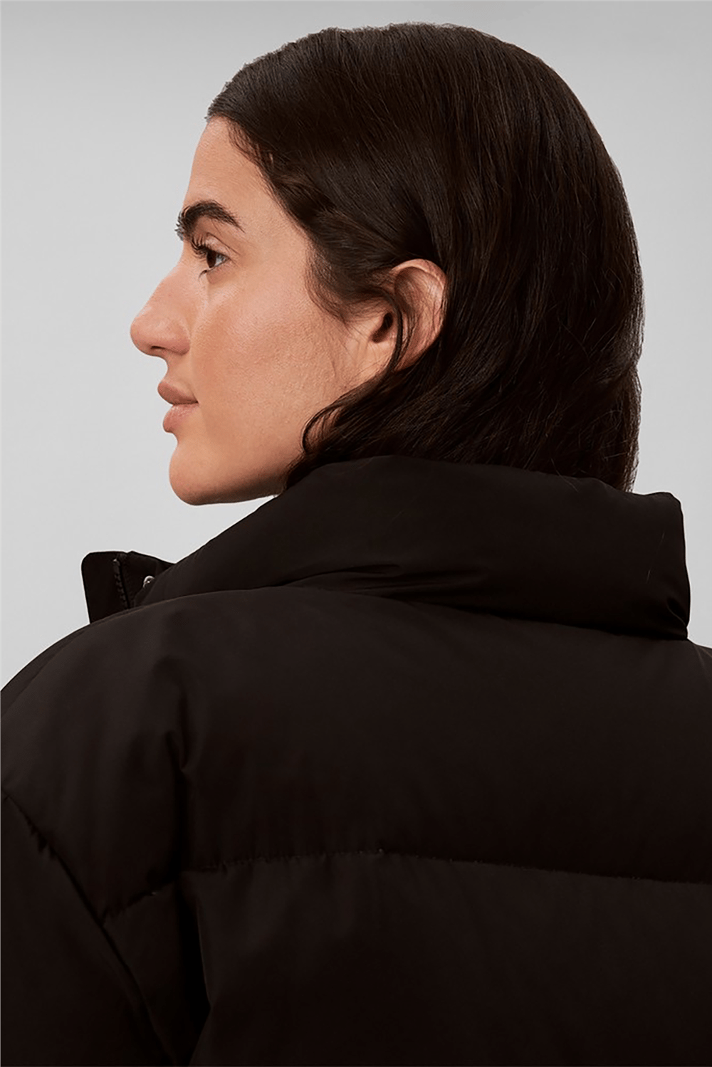 Calvin Klein Matte Mw Patch Logo Down Puffer Kadın Şişme Mont Siyah