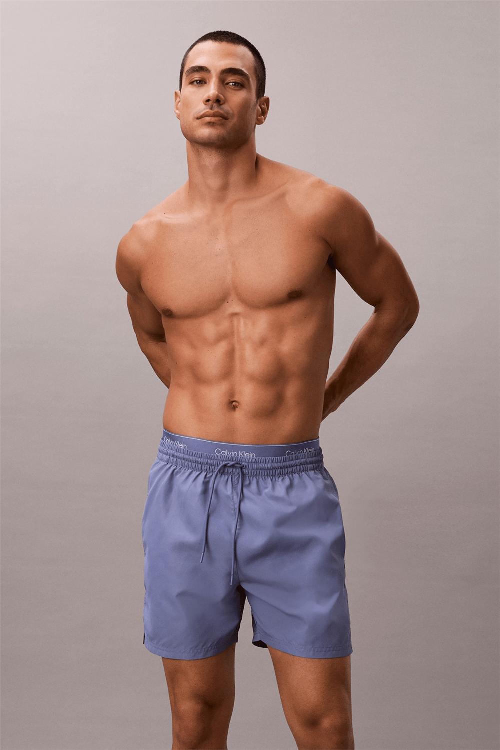 Calvin Klein Medium Drawstring Erkek Şort Mayo Mavi