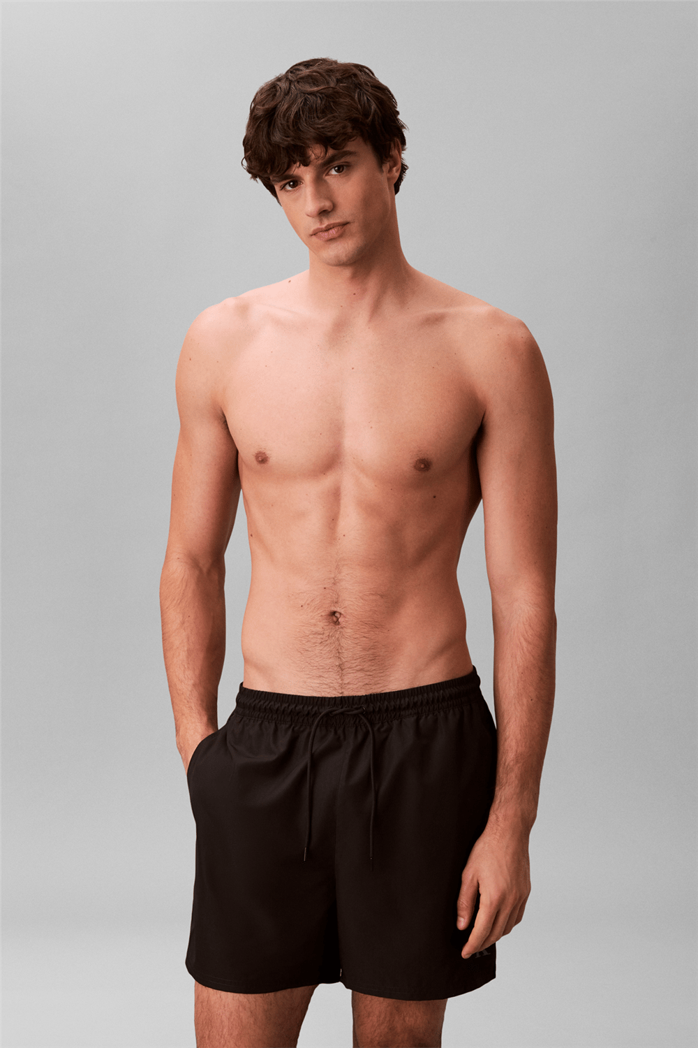 Calvin Klein Medium Drawstring Wa Erkek Şort Mayo Siyah