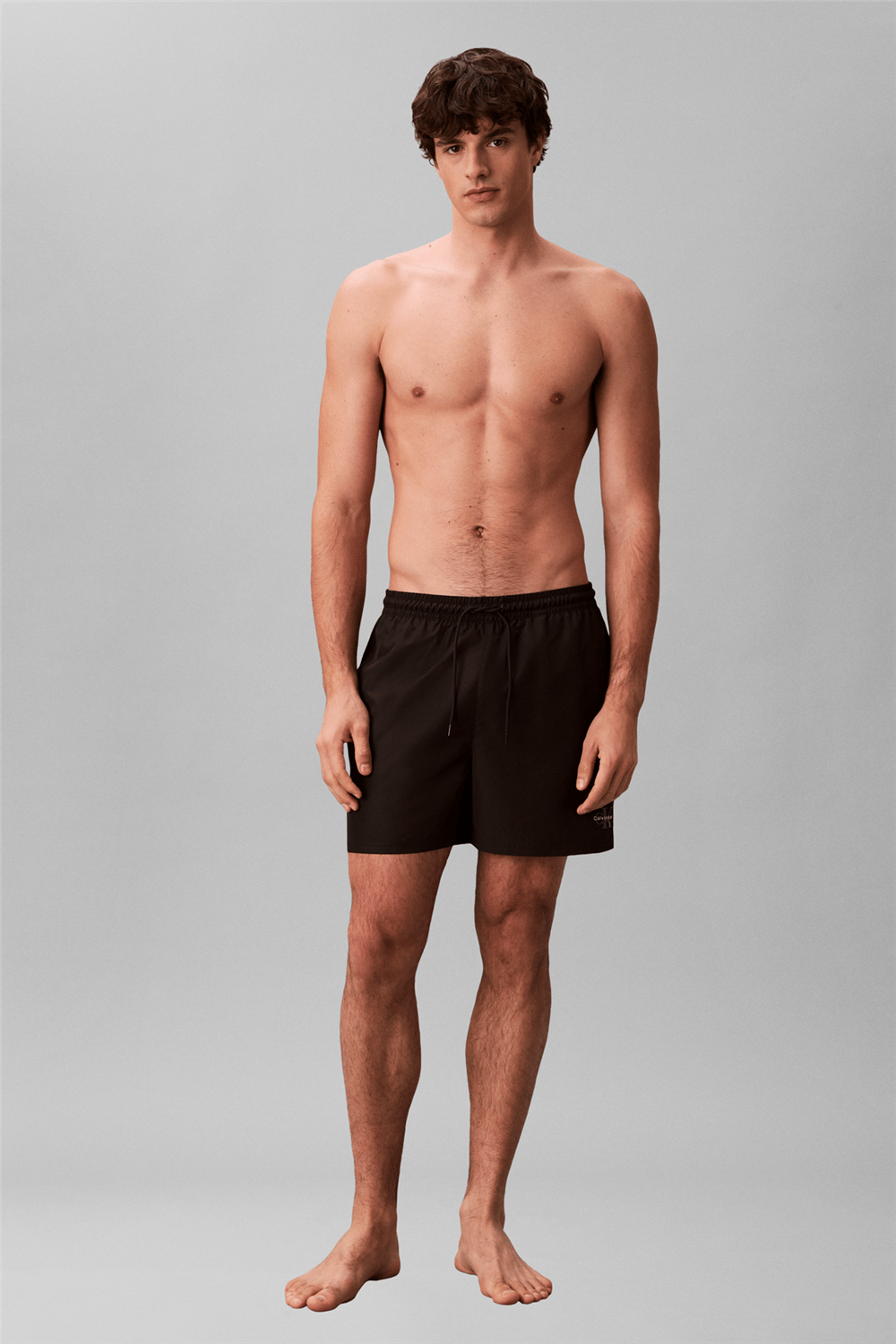 Calvin Klein Medium Drawstring Wa Erkek Şort Mayo Siyah
