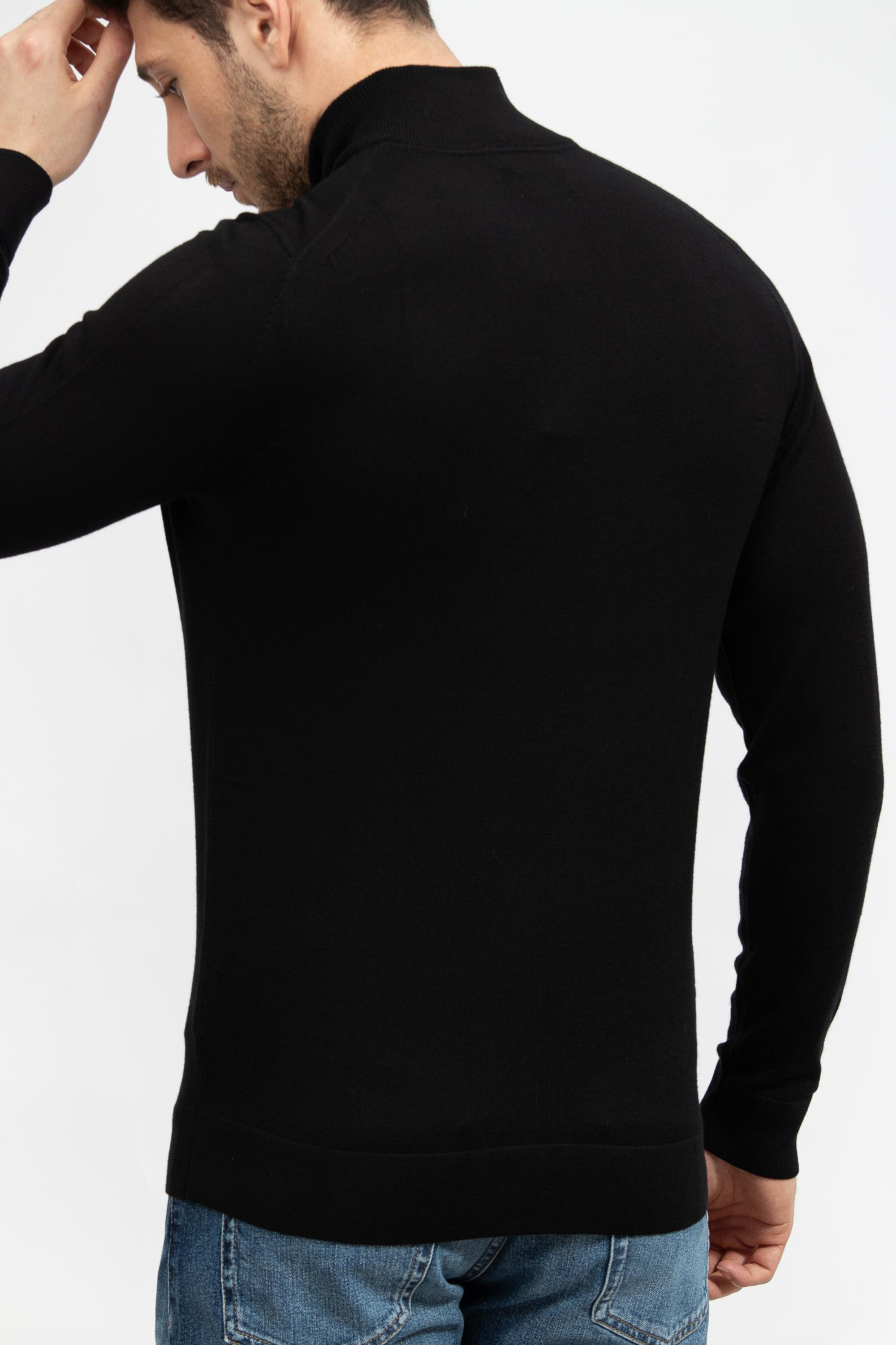 Calvin Klein Merino Quarter Zip Erkek Triko