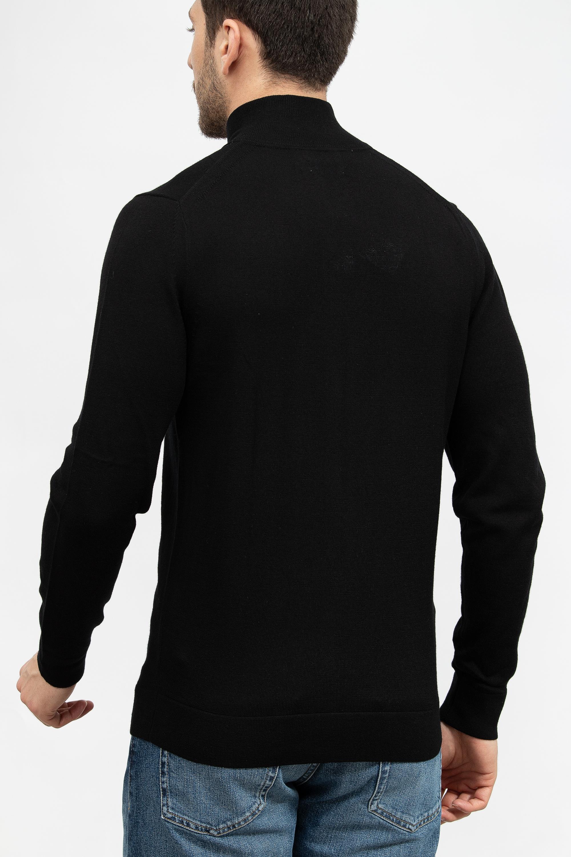 Calvin Klein Merino Zip Through Erkek Fermuarlı Sweatshirt