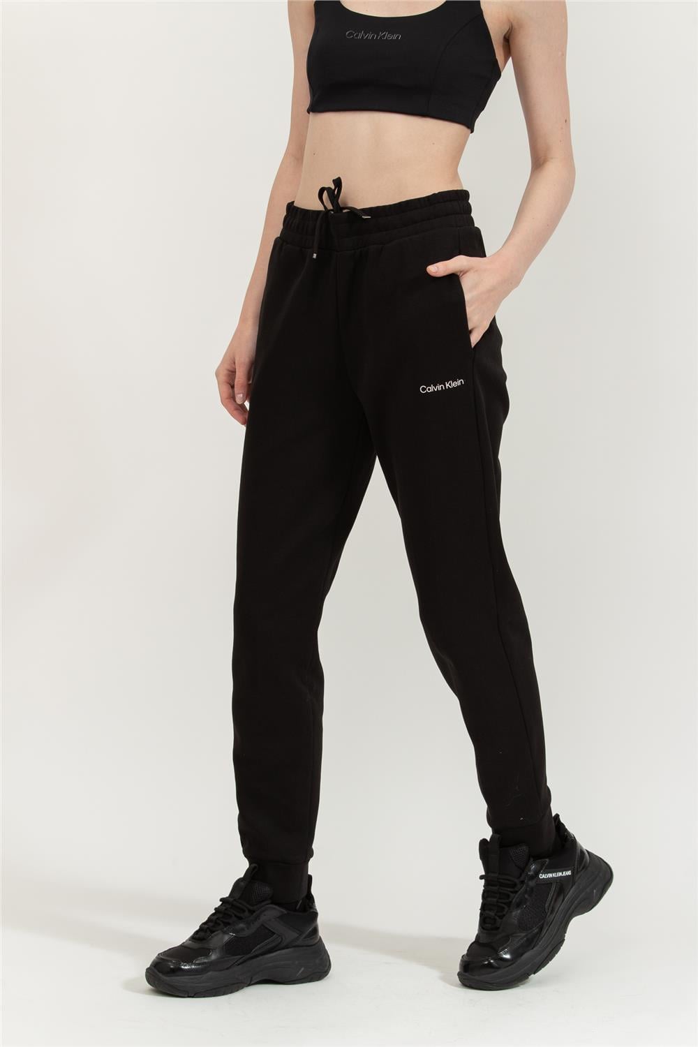 Calvin Klein Micro Logo Ess Slim Kadın Eşofman Altı