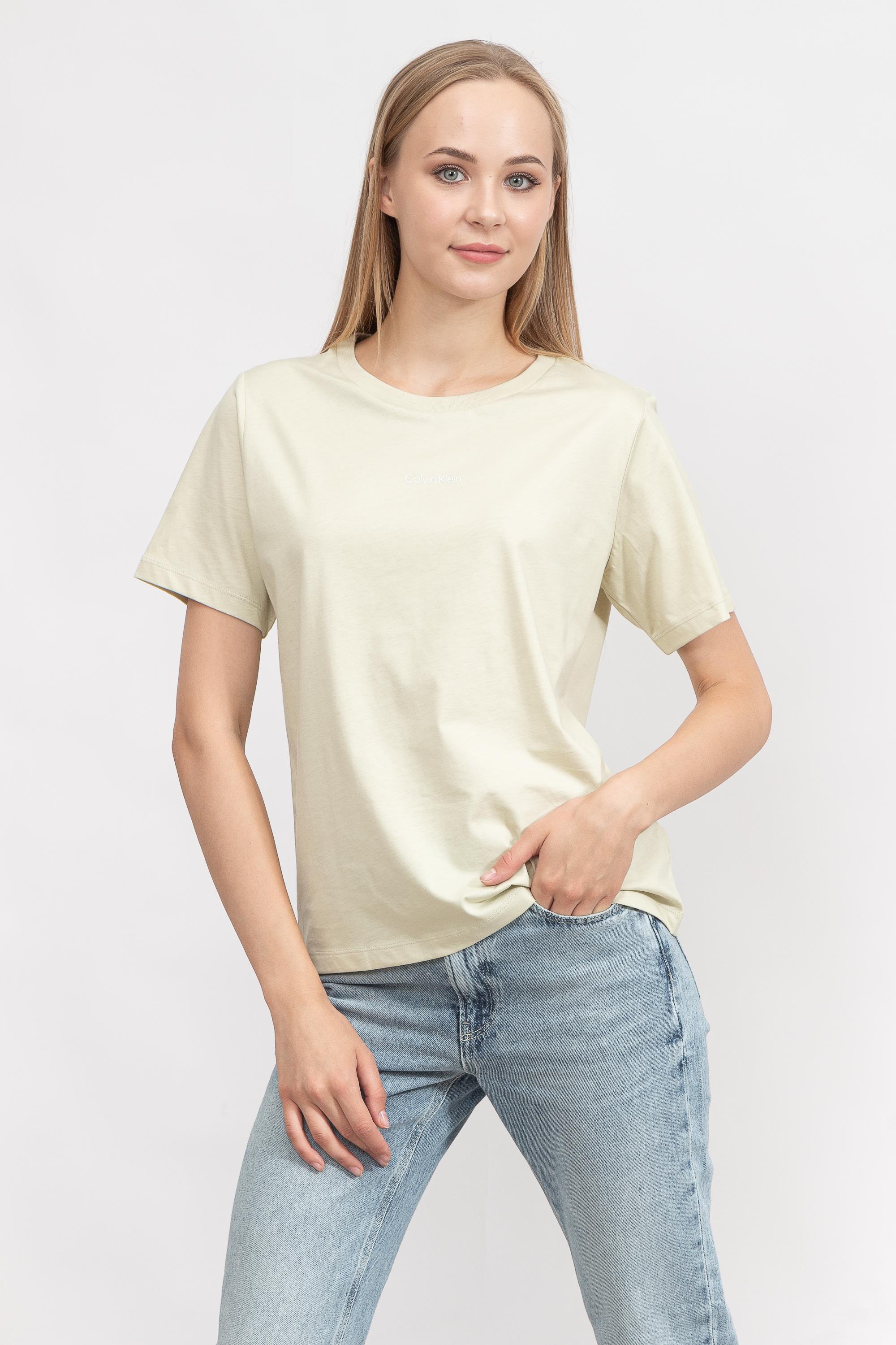 Calvin Klein Micro Logo Kadın Bisiklet Yaka T-Shirt