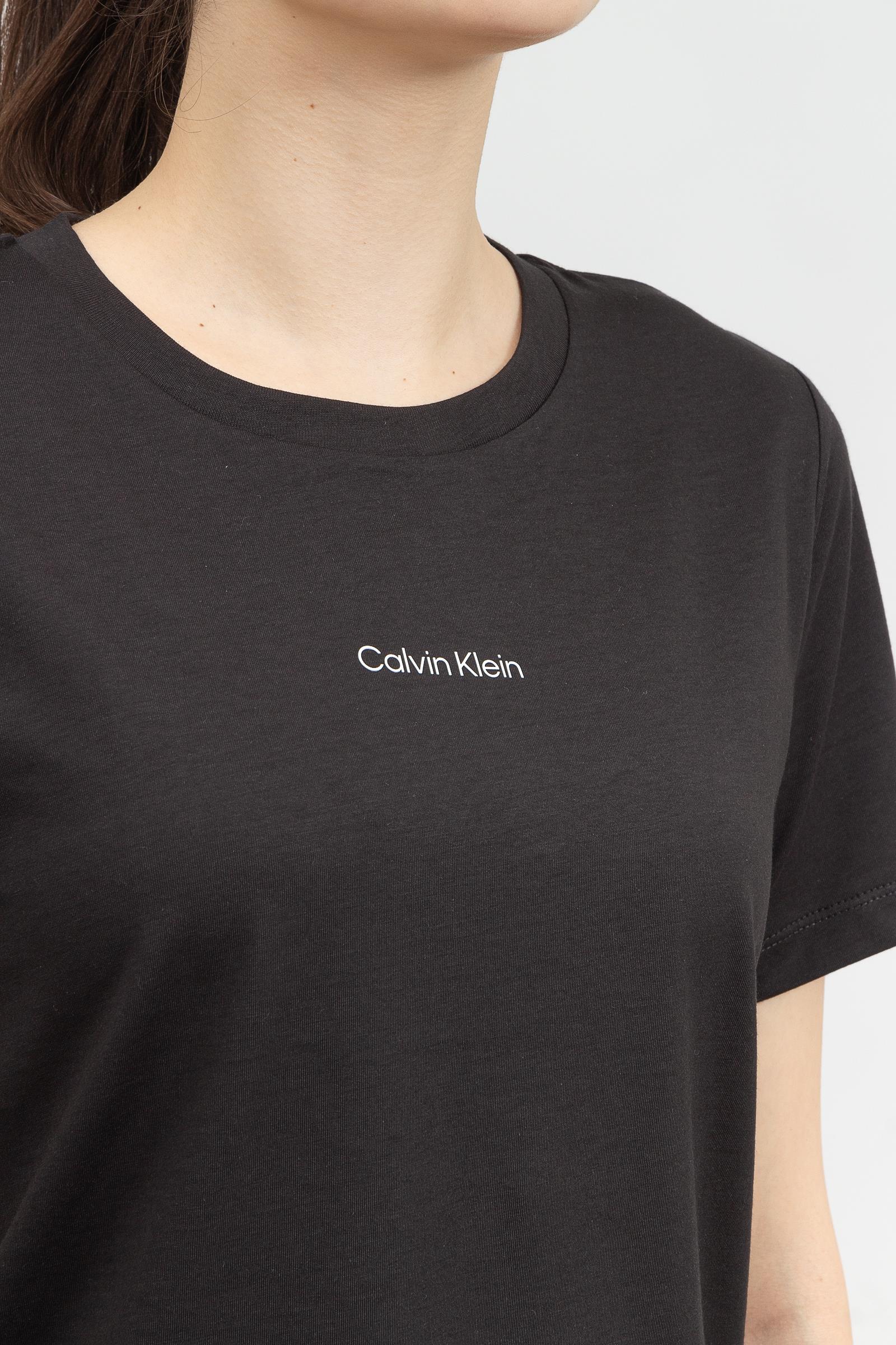 Calvin Klein Micro Logo Kadın Bisiklet Yaka T-Shirt