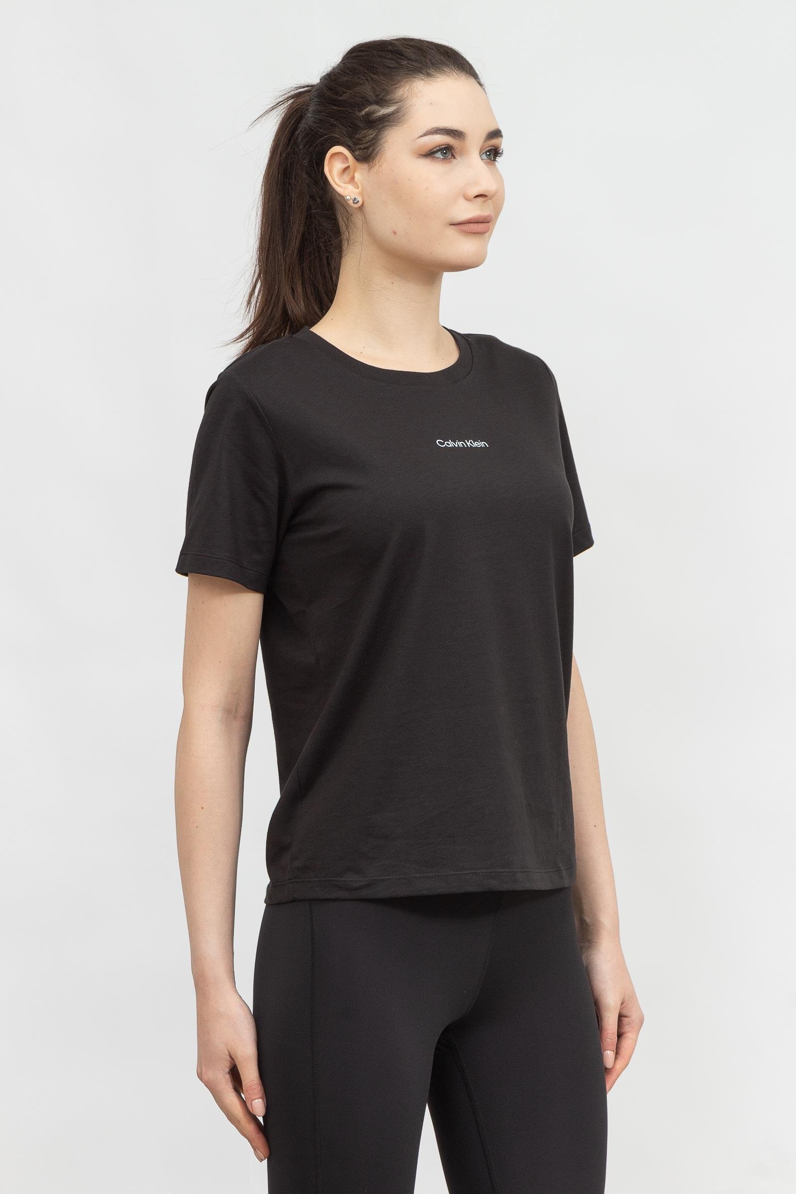 Calvin Klein Micro Logo Kadın Bisiklet Yaka T-Shirt