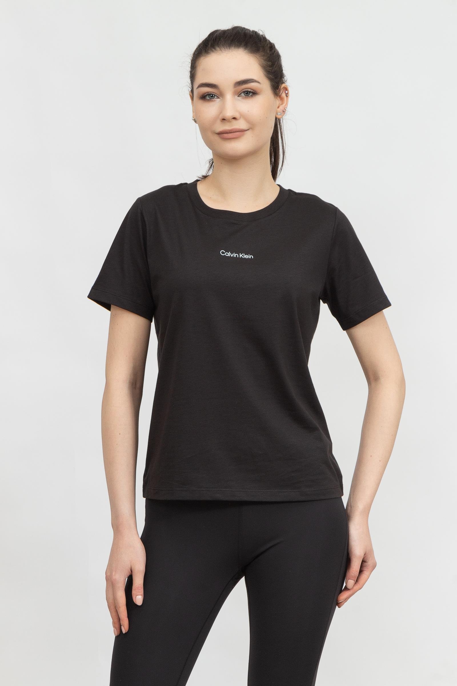 Calvin Klein Micro Logo Kadın Bisiklet Yaka T-Shirt