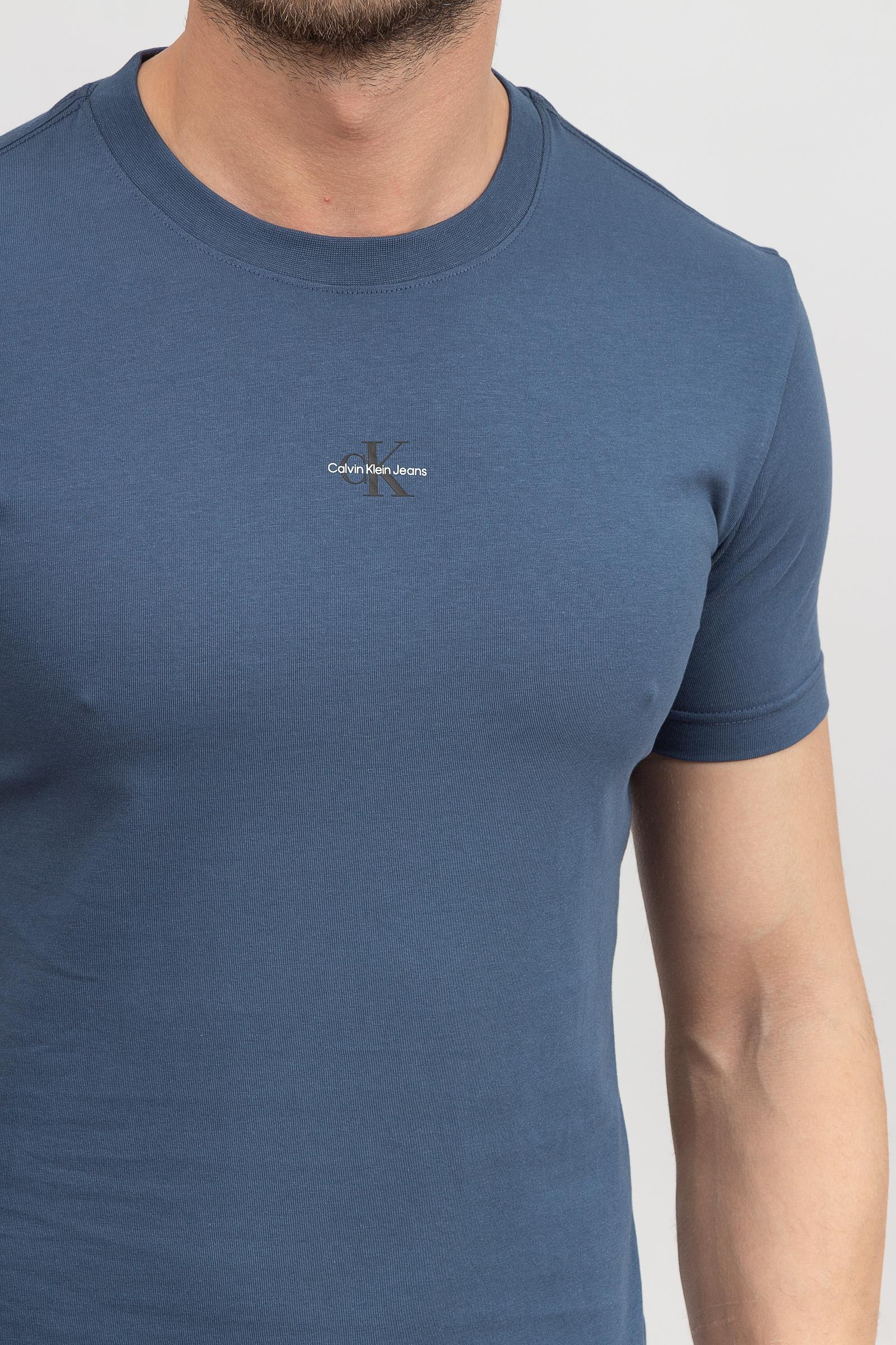 Calvin Klein Micro Monologo Erkek Bisiklet Yaka T-Shirt