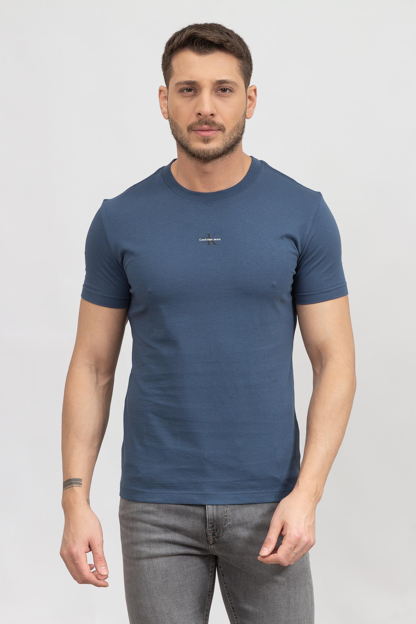 Calvin Klein Micro Monologo Erkek Bisiklet Yaka T-Shirt