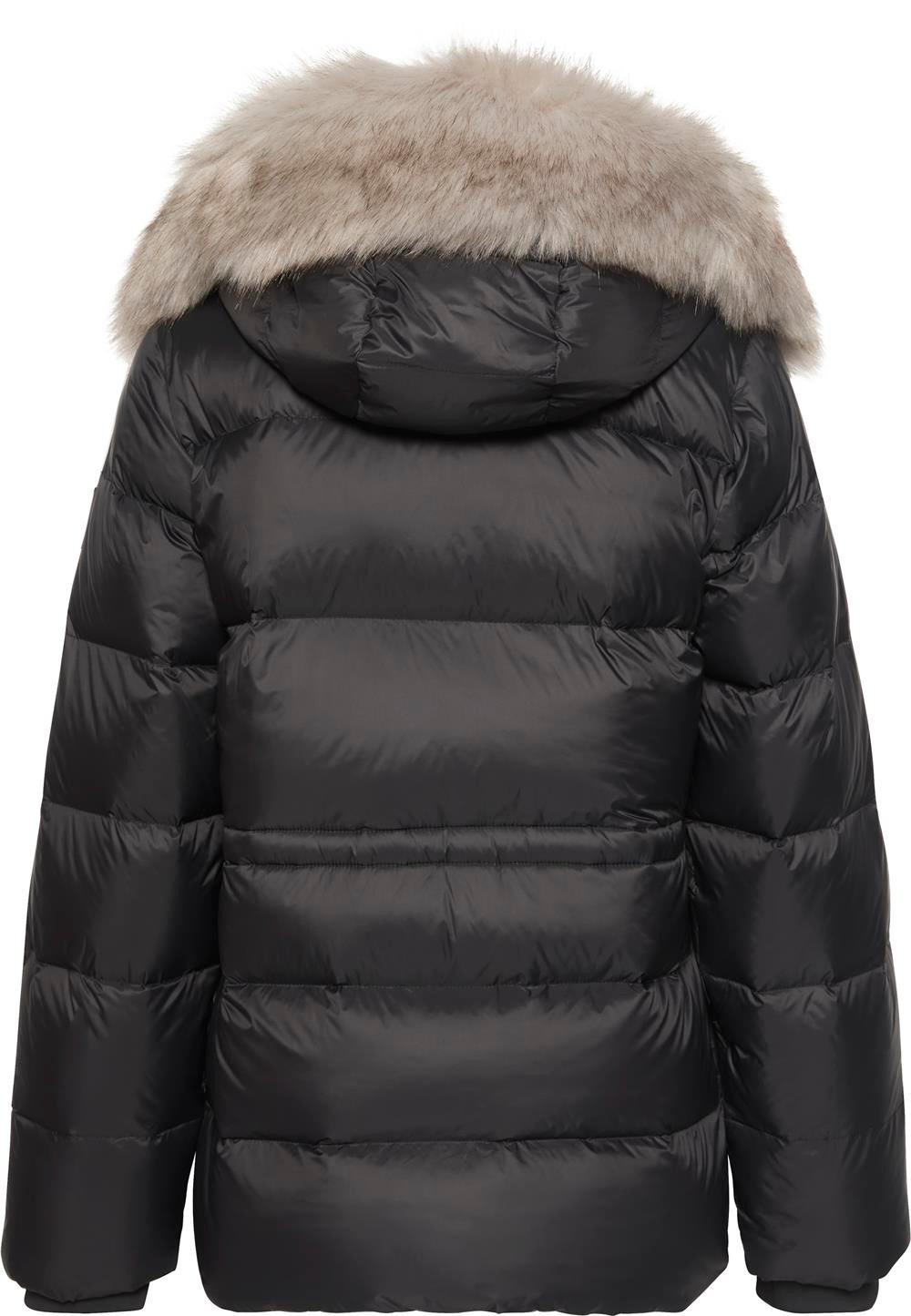 Calvin Klein Mid Down Jacket With Fur Kadın Mont