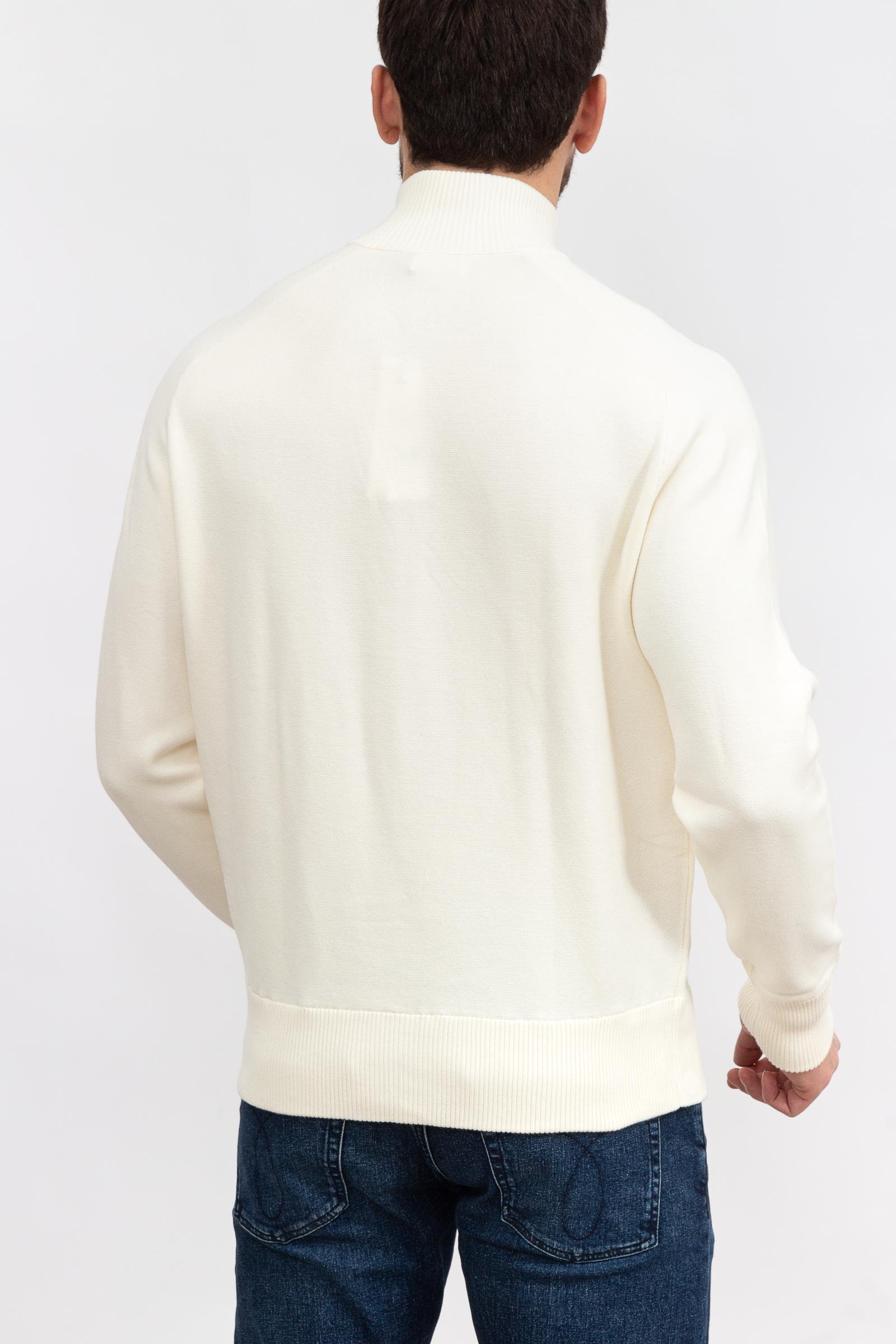 Calvin Klein Milano Stitch Quarter Zip Erkek Triko
