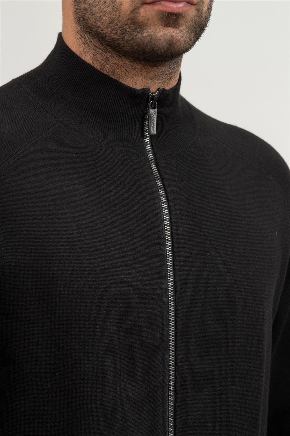 Calvin Klein Milano Stitch Zip Through Erkek Fermuarlı Sweatshirt