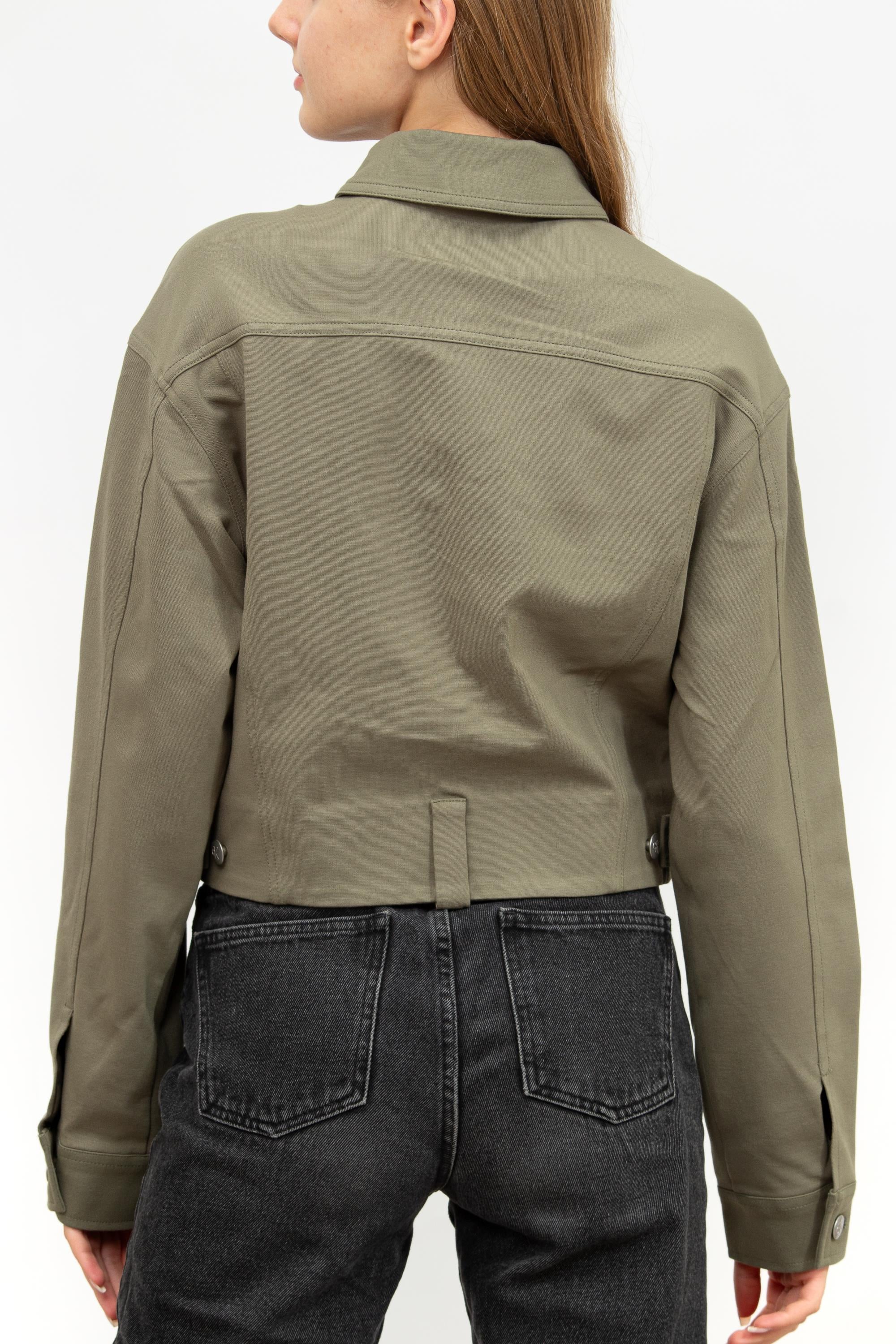Calvin Klein Milano Utility Shacket Kadın Fermuarlı Sweatshirt