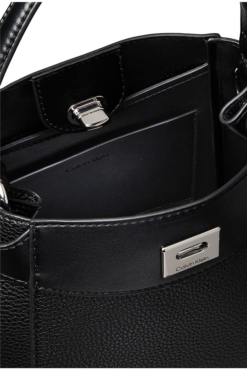 Calvin Klein Mix Media Crossbody Kadın Omuz Çantası Siyah