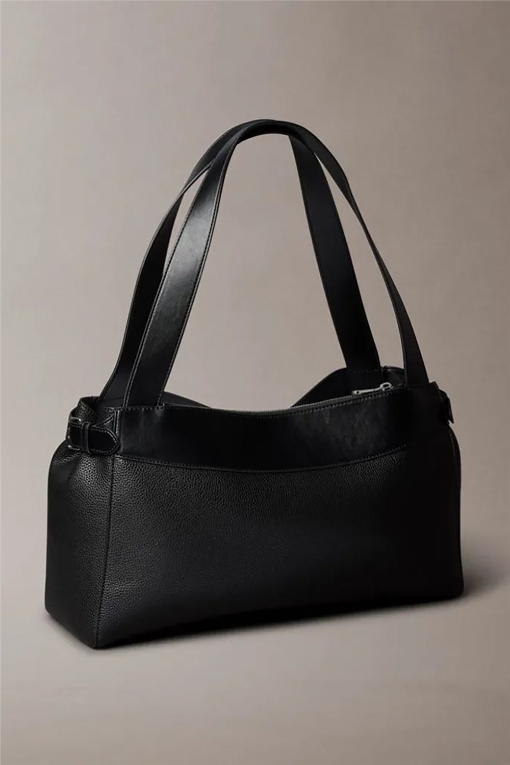 Calvin Klein Mix Media Work Tote Kadın Mini Omuz Çantası Siyah
