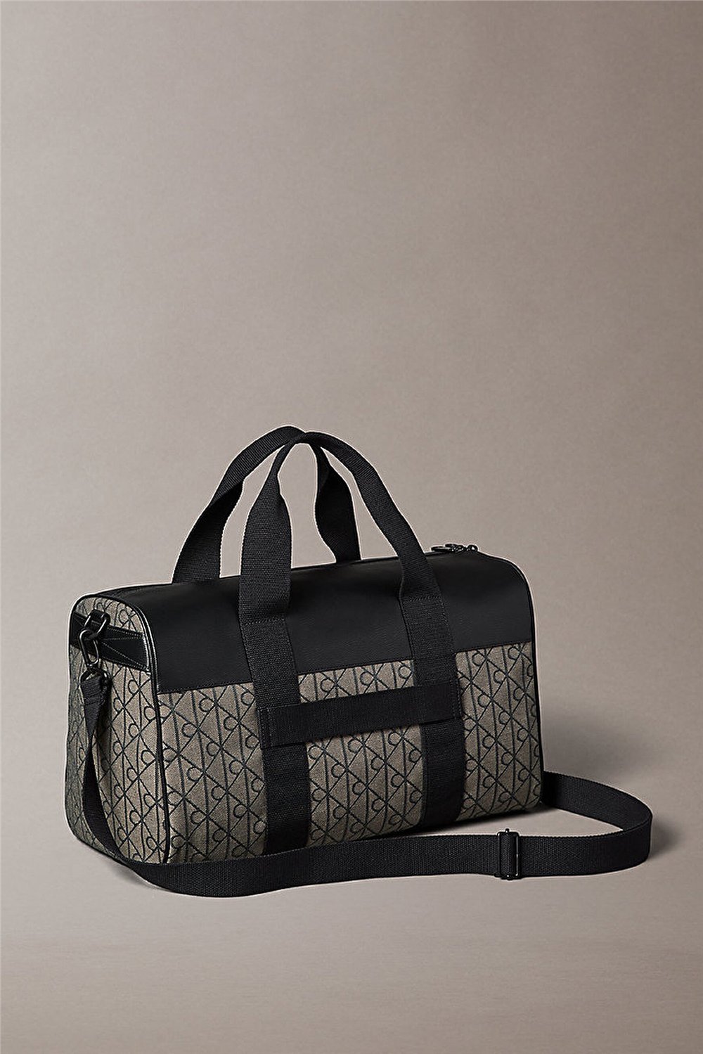 Calvin Klein Mixed Emblem Aop Duffle Erkek Spor Çantası Yeşil