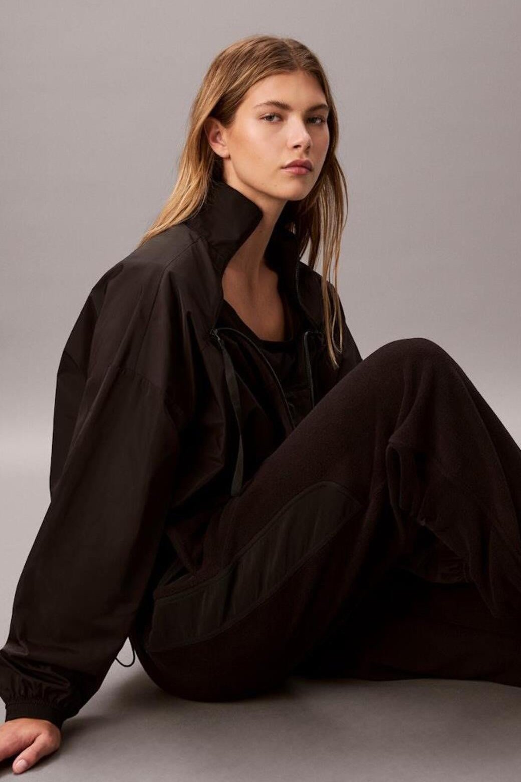 Calvin Klein Mixed Media Polar Fleece Kadın Eşofman Altı