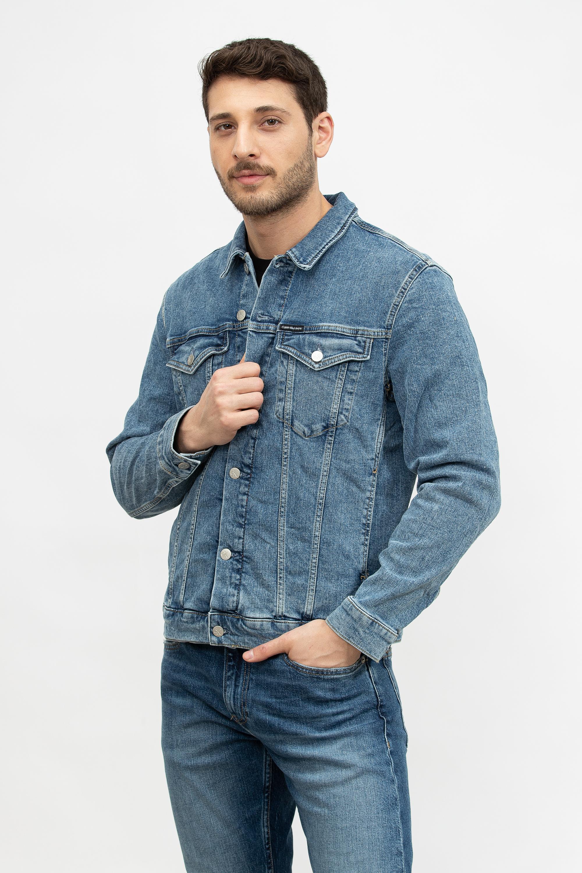 Calvin Klein Modern Essential Denim Jacket Erkek Jean Ceket