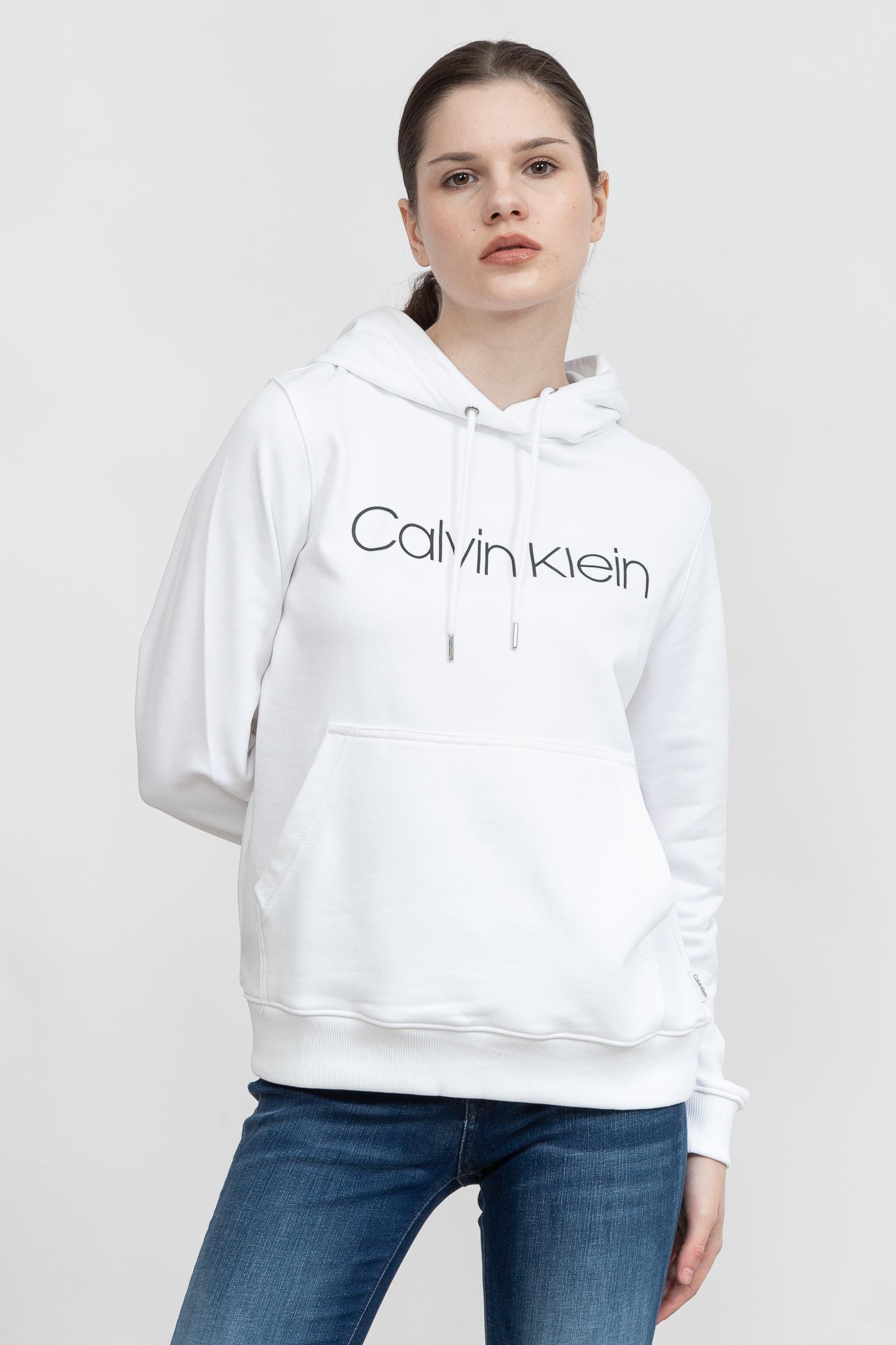 Calvin Klein Modern Essentials Kadın Kapüşonlu Sweatshirt