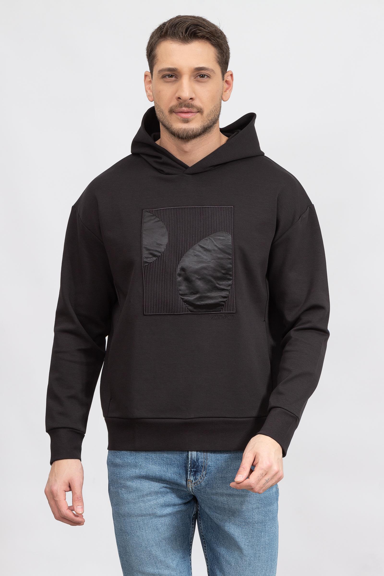 Calvin Klein Modern Graphics D2 Erkek Kapüşonlu Sweatshirt