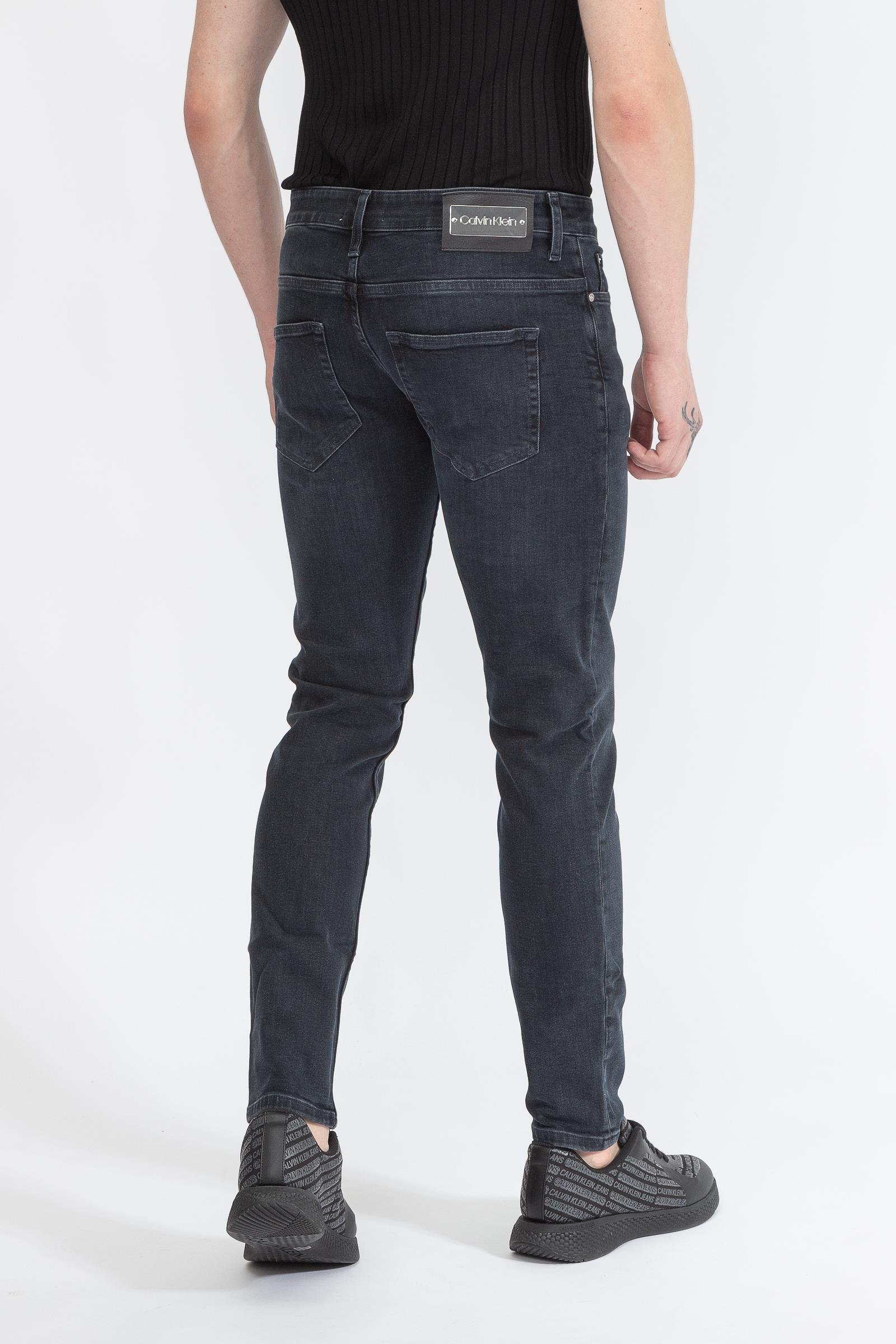 Calvin Klein Modern Slim Denim Dark Blue Erkek Jean Pantolon