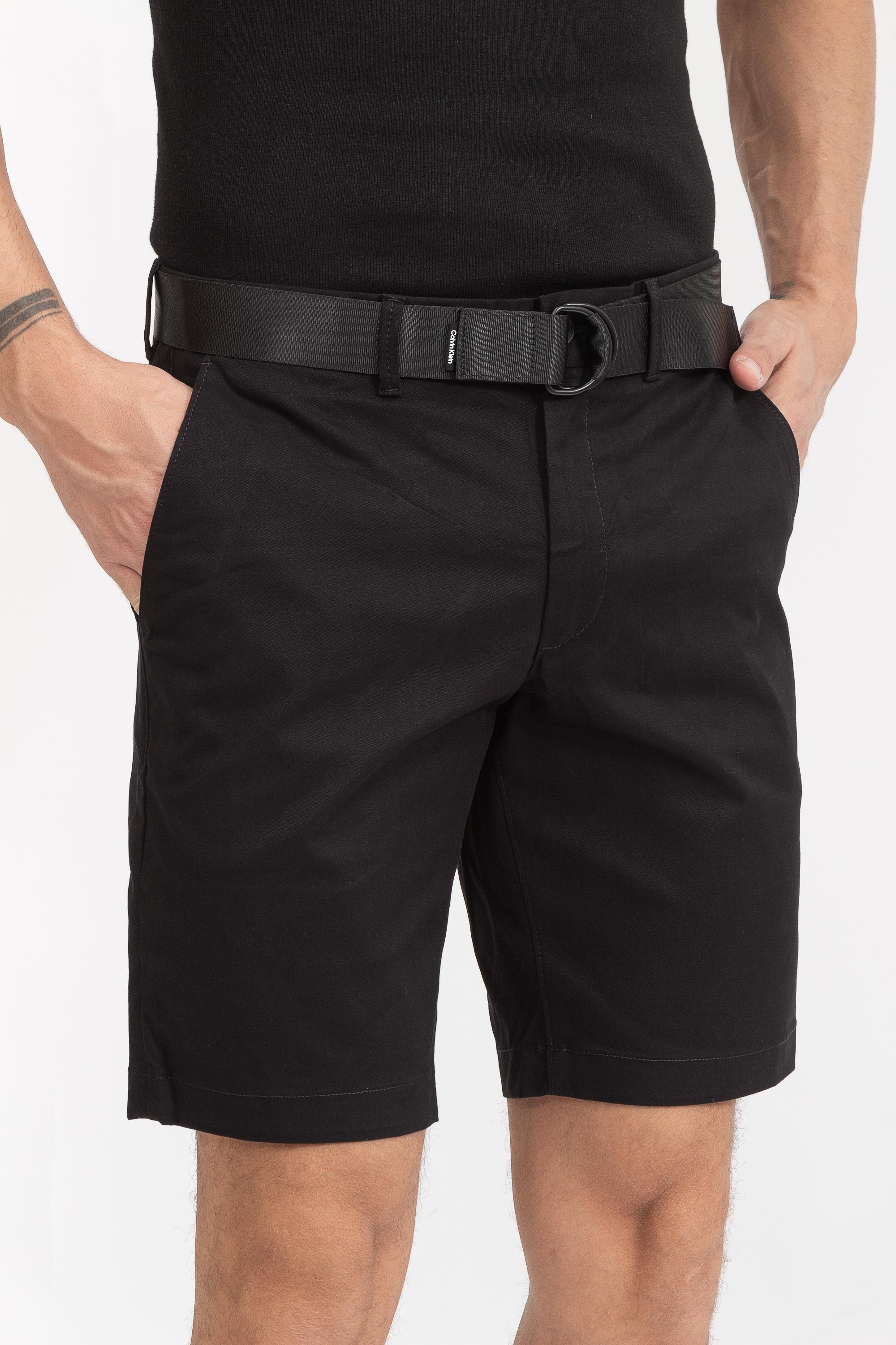 Calvin Klein Modern Twill Slim Belt Erkek Bermuda Şort