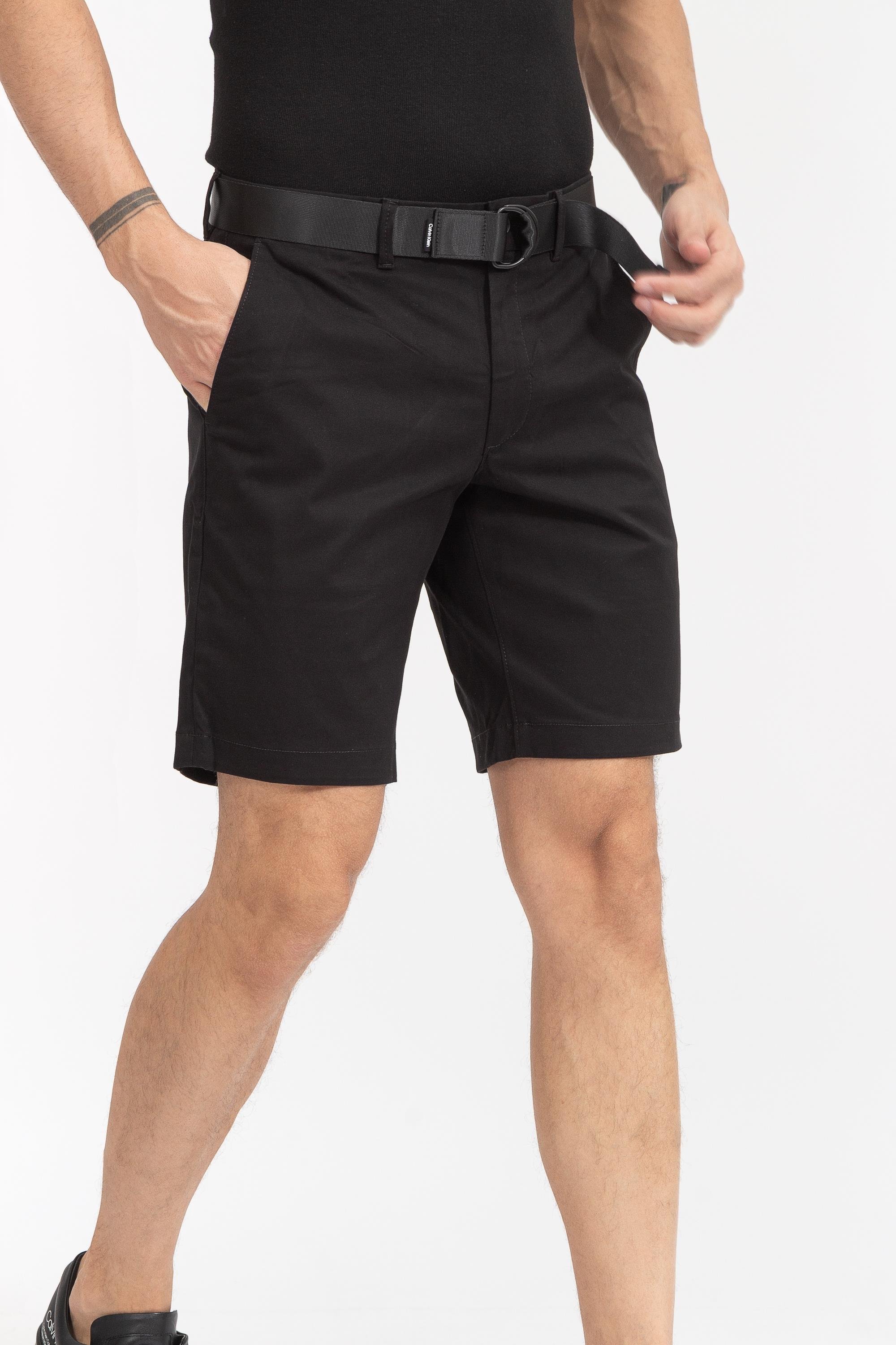 Calvin Klein Modern Twill Slim Belt Erkek Bermuda Şort