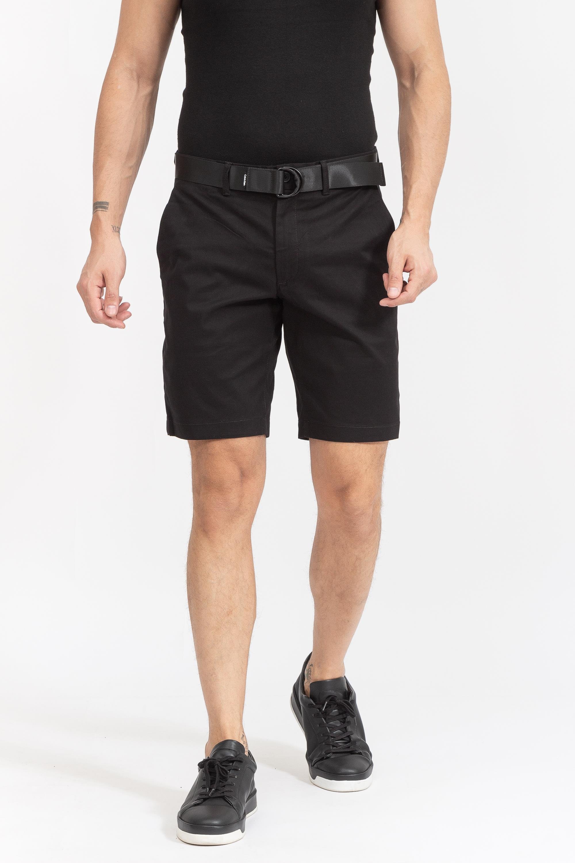 Calvin Klein Modern Twill Slim Belt Erkek Bermuda Şort