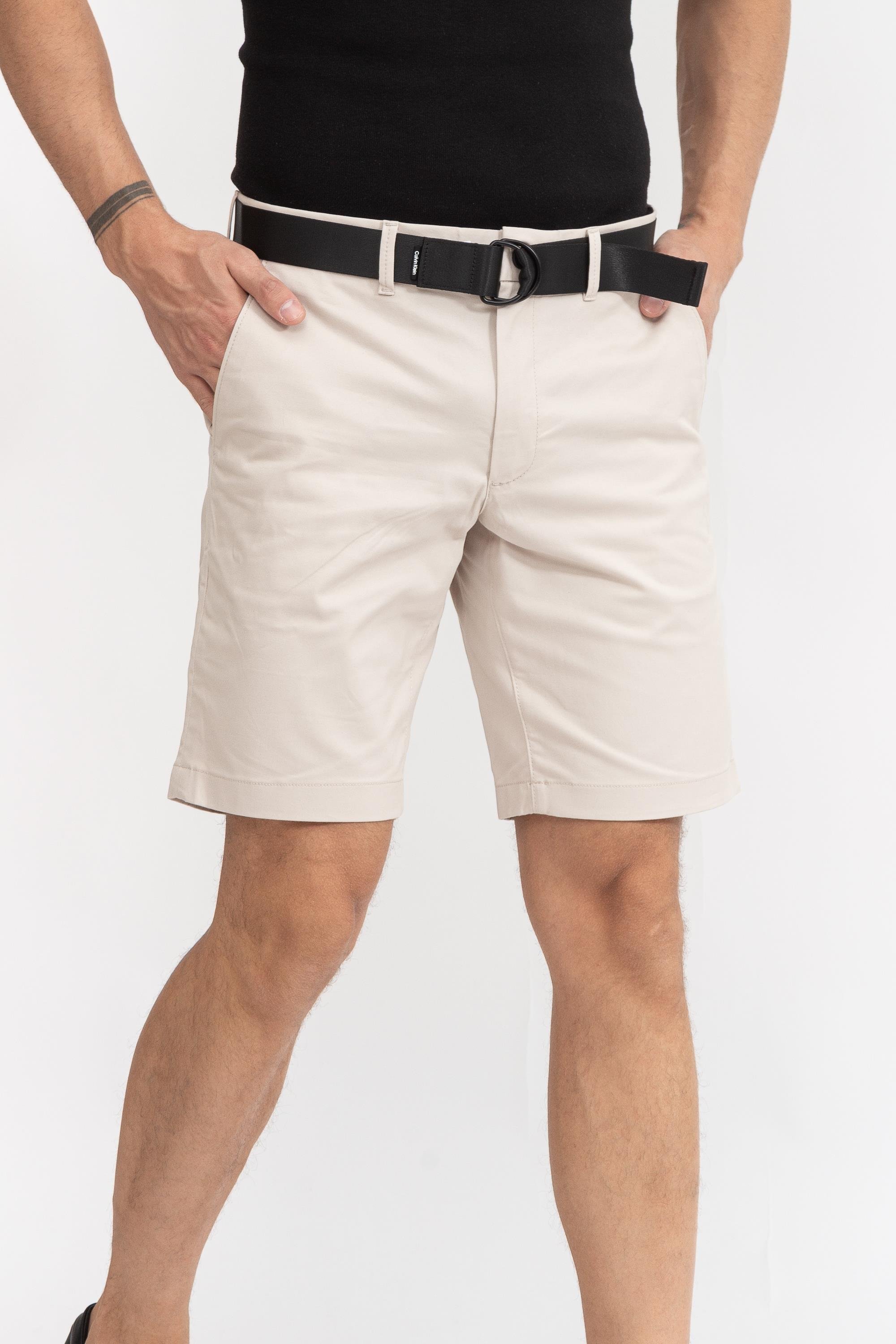 Calvin Klein Modern Twill Slim Belt Erkek Bermuda Şort