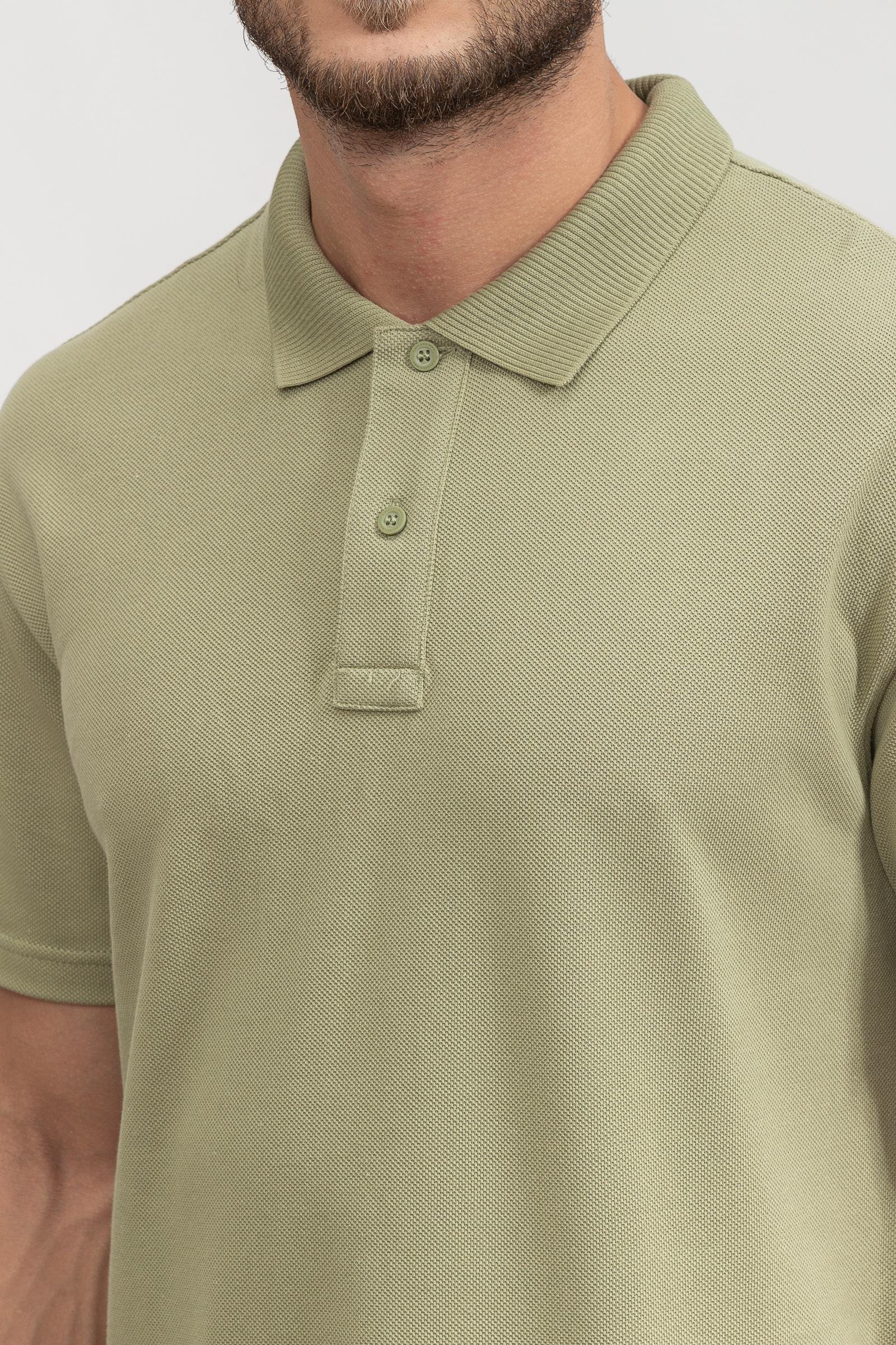 Calvin Klein Monogram Badge Relaxed Polo Erkek Polo Yaka T-Shirt