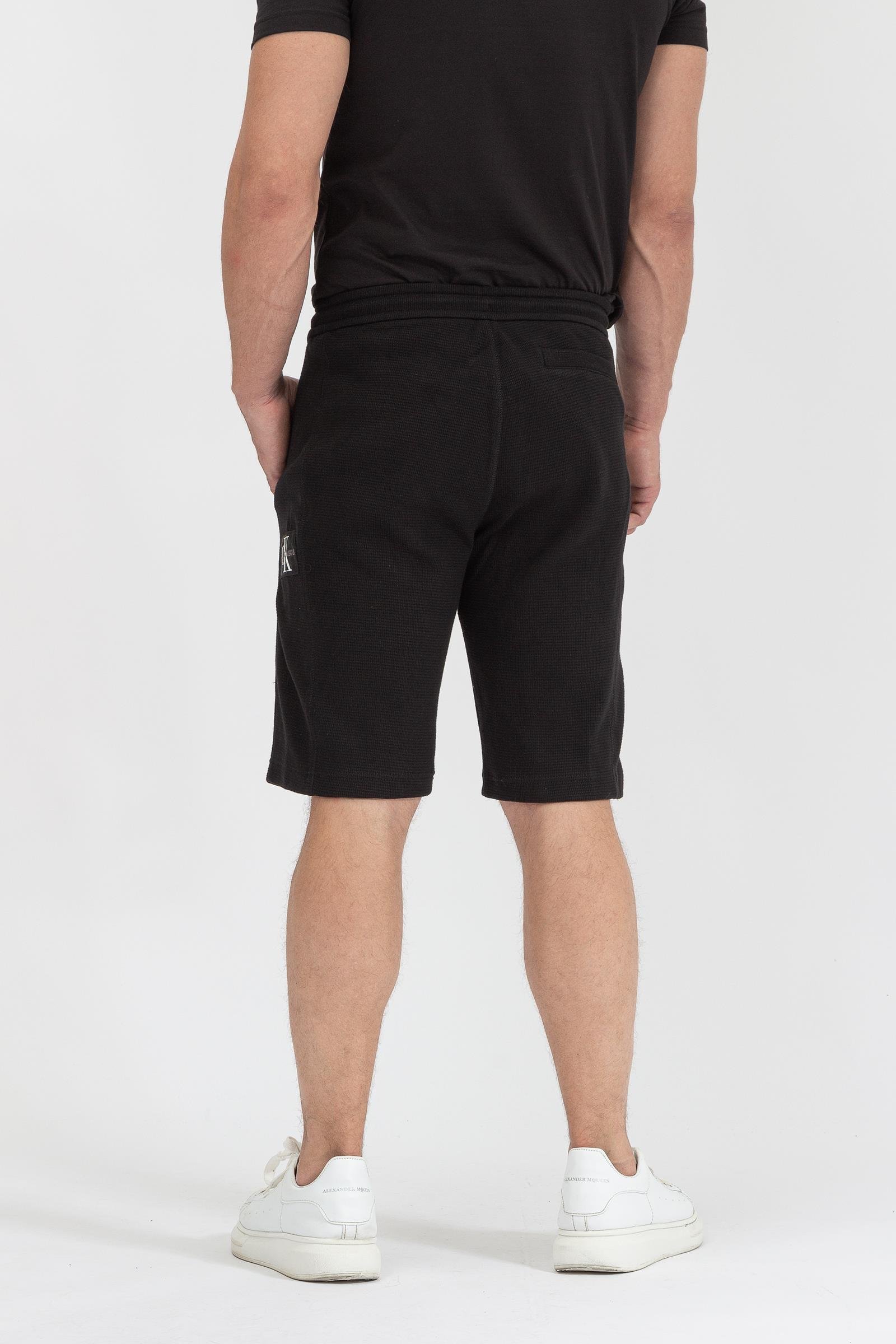 Calvin Klein Monogram Badge Waffle Hwk Short Erkek Bermuda Şort