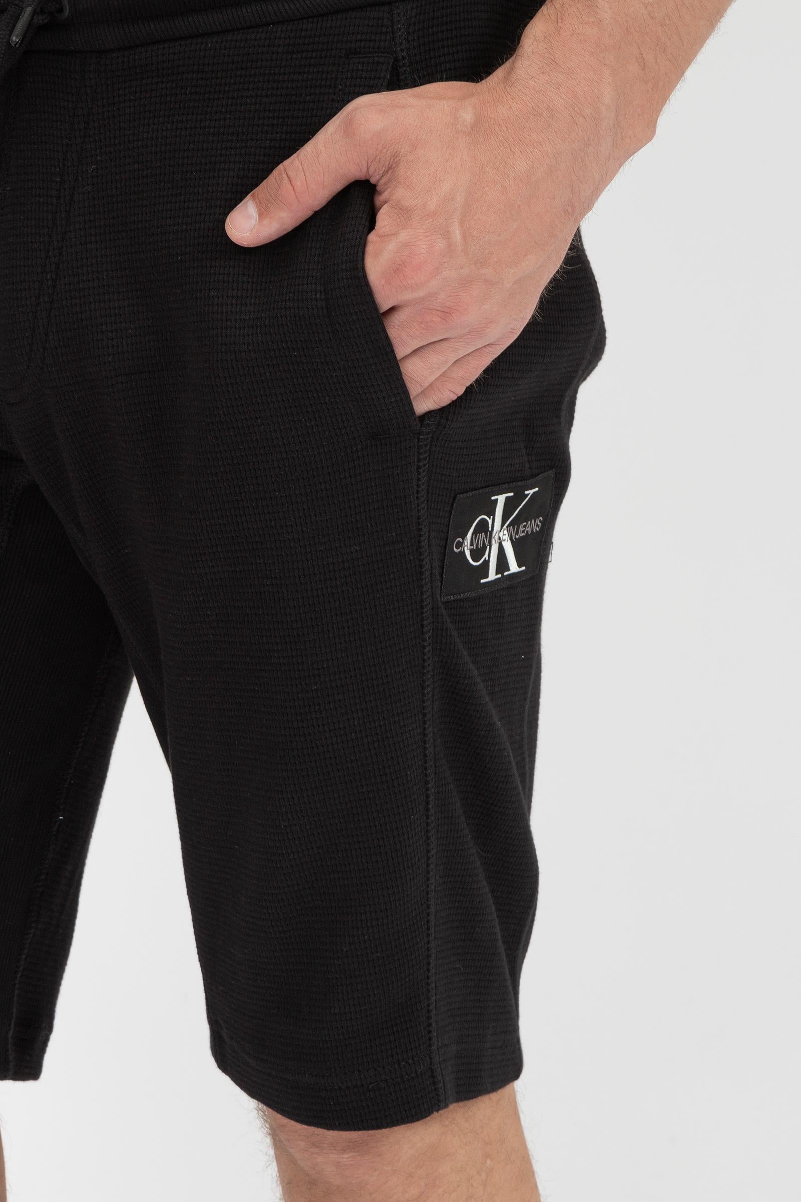Calvin Klein Monogram Badge Waffle Hwk Short Erkek Bermuda Şort