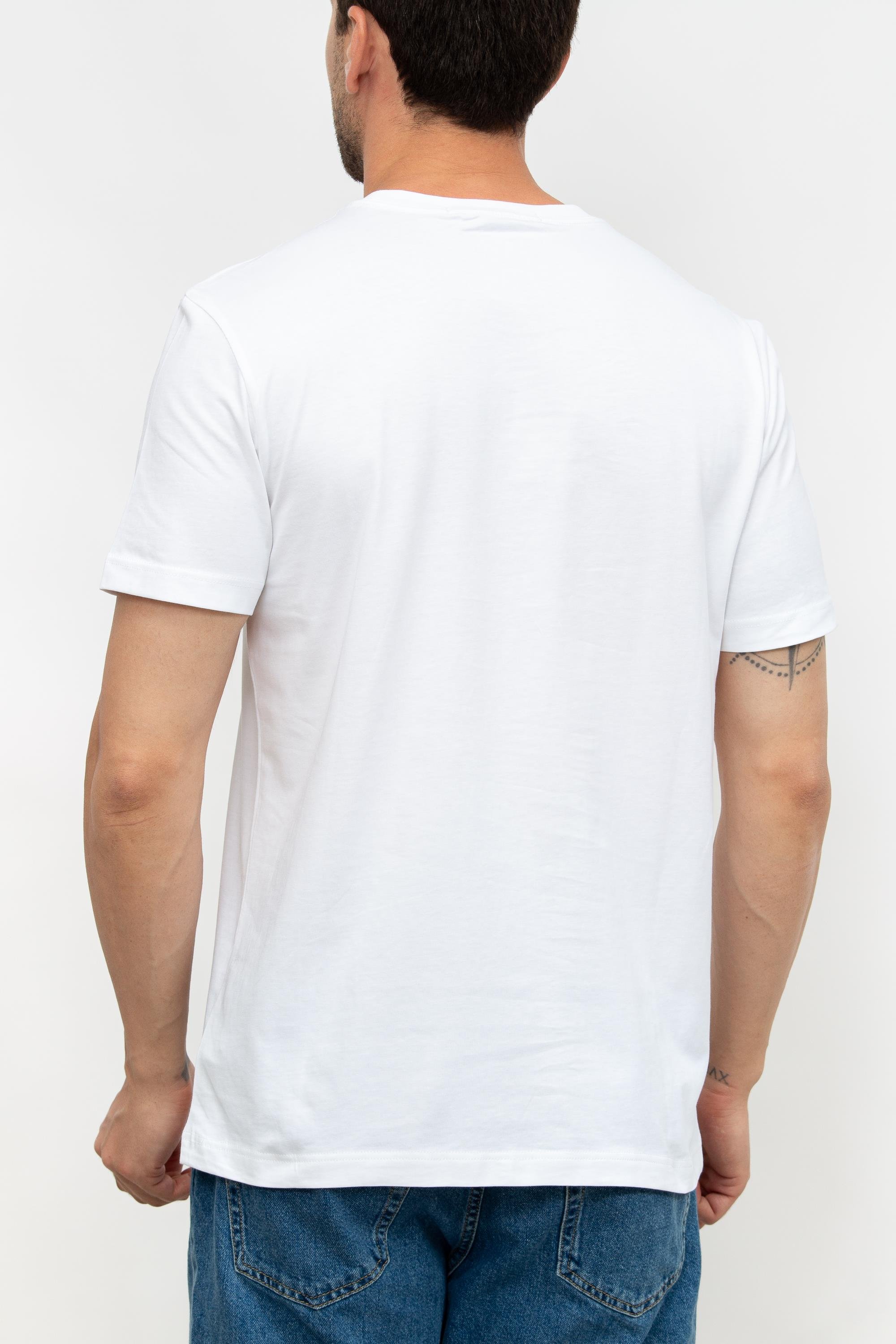 Calvin Klein Monogram Echo Graphic Erkek Bisiklet Yaka T-Shirt
