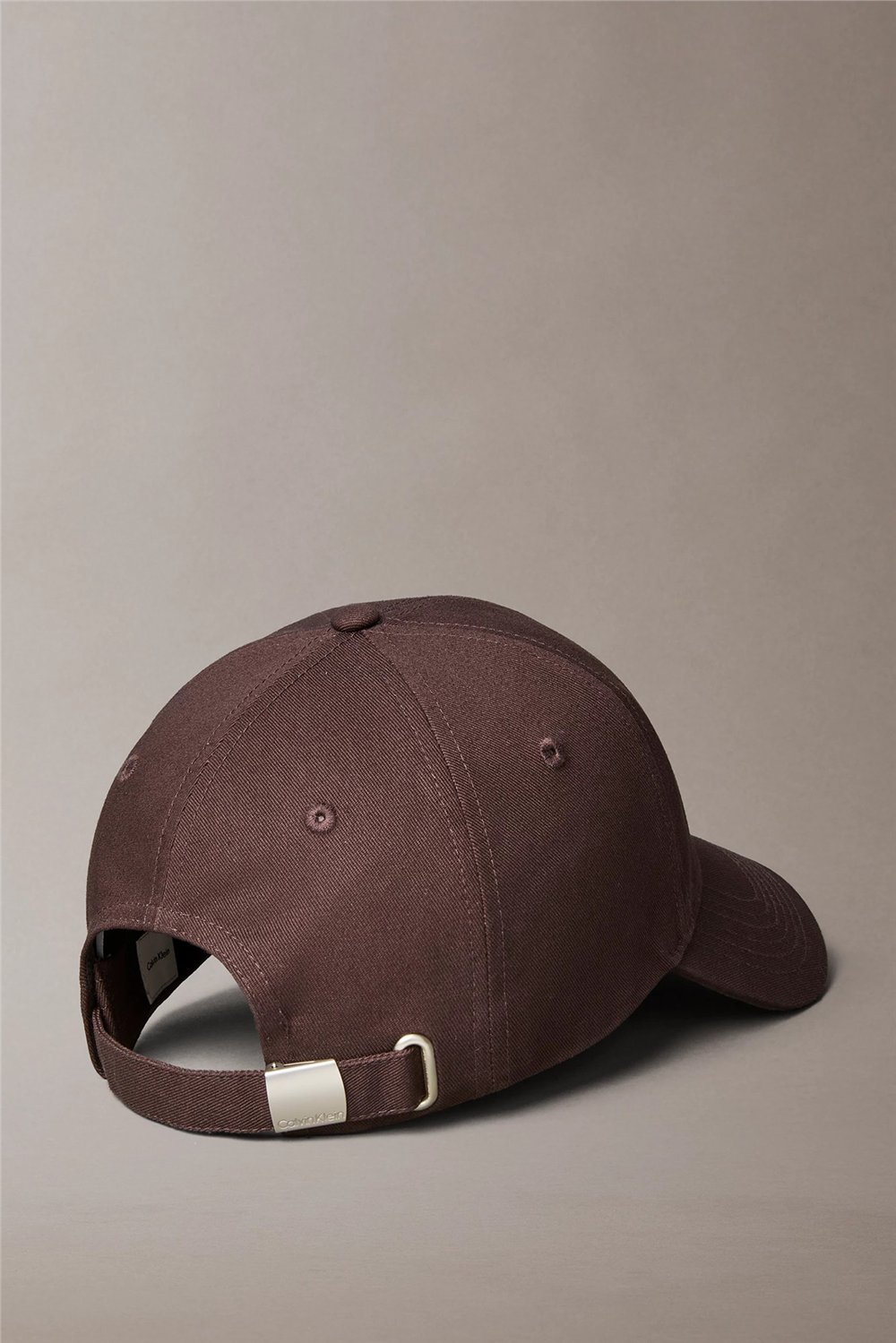 Calvin Klein Monogram Embroidery Baseball Cap Kadın Baseball Şapka Kahverengi