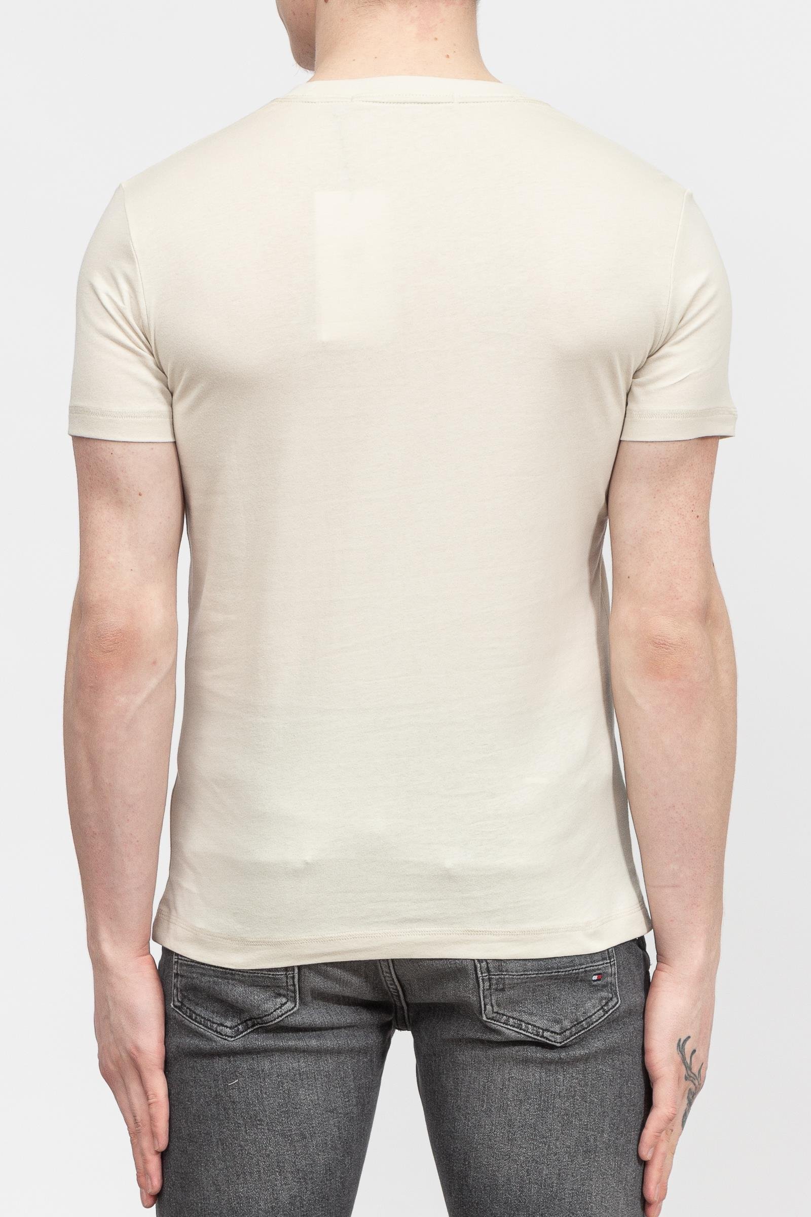 Calvin Klein Monogram Logo Tee Erkek Bisiklet Yaka T-Shirt