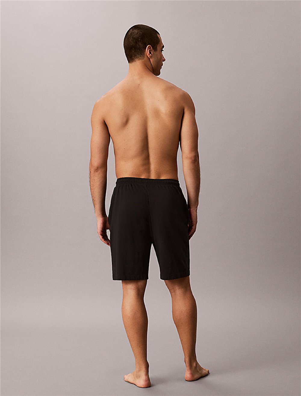Calvin Klein Monogram Sleep Short Erkek Pijama Altı Siyah
