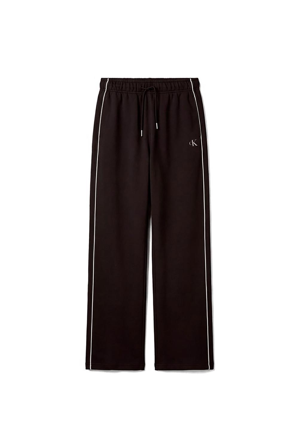 Calvin Klein Monogram Terry Contrast Piping P Kadın Eşofman Altı Siyah