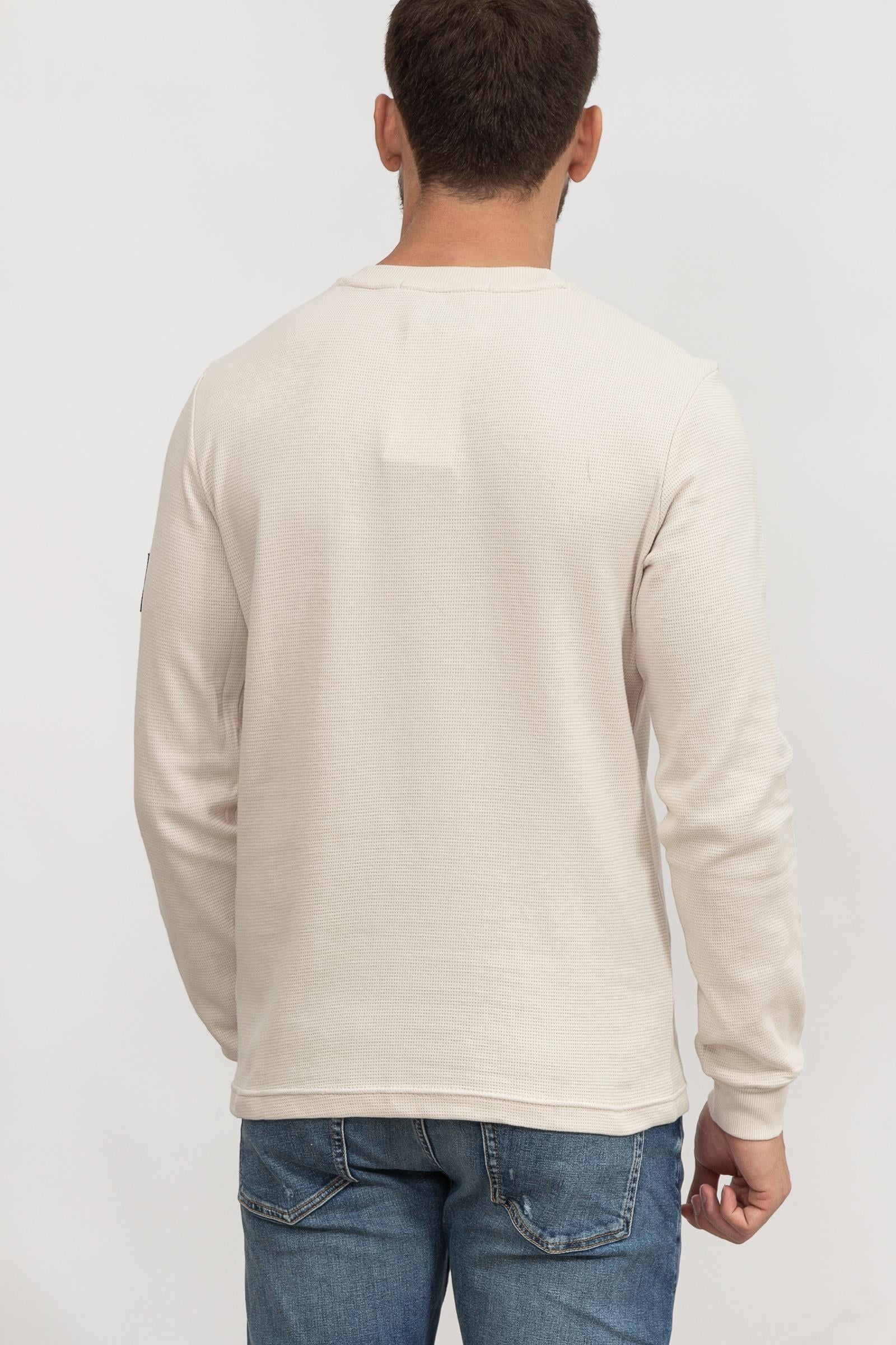 Calvin Klein Monologo Badge Erkek Triko