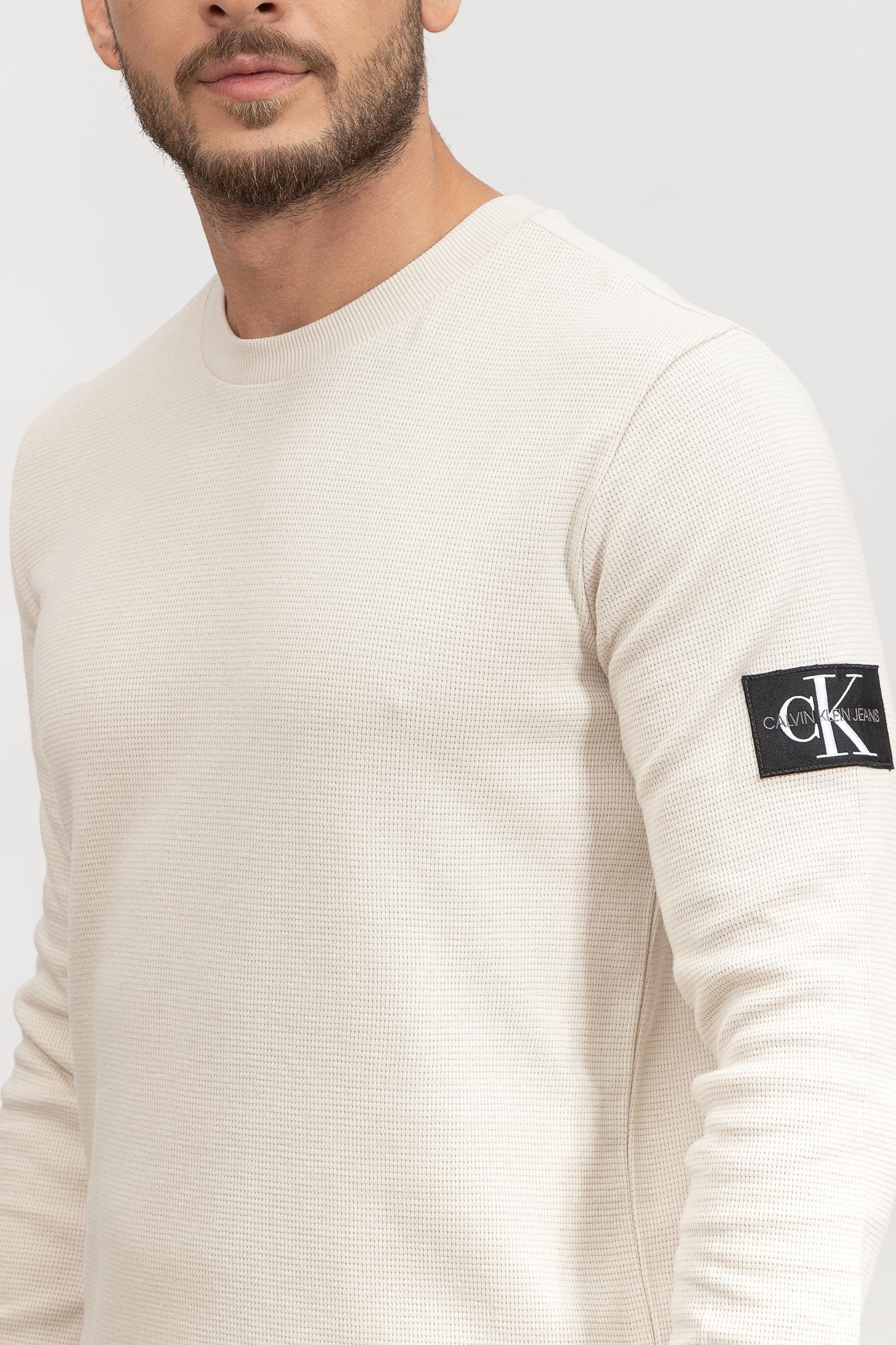 Calvin Klein Monologo Badge Erkek Triko