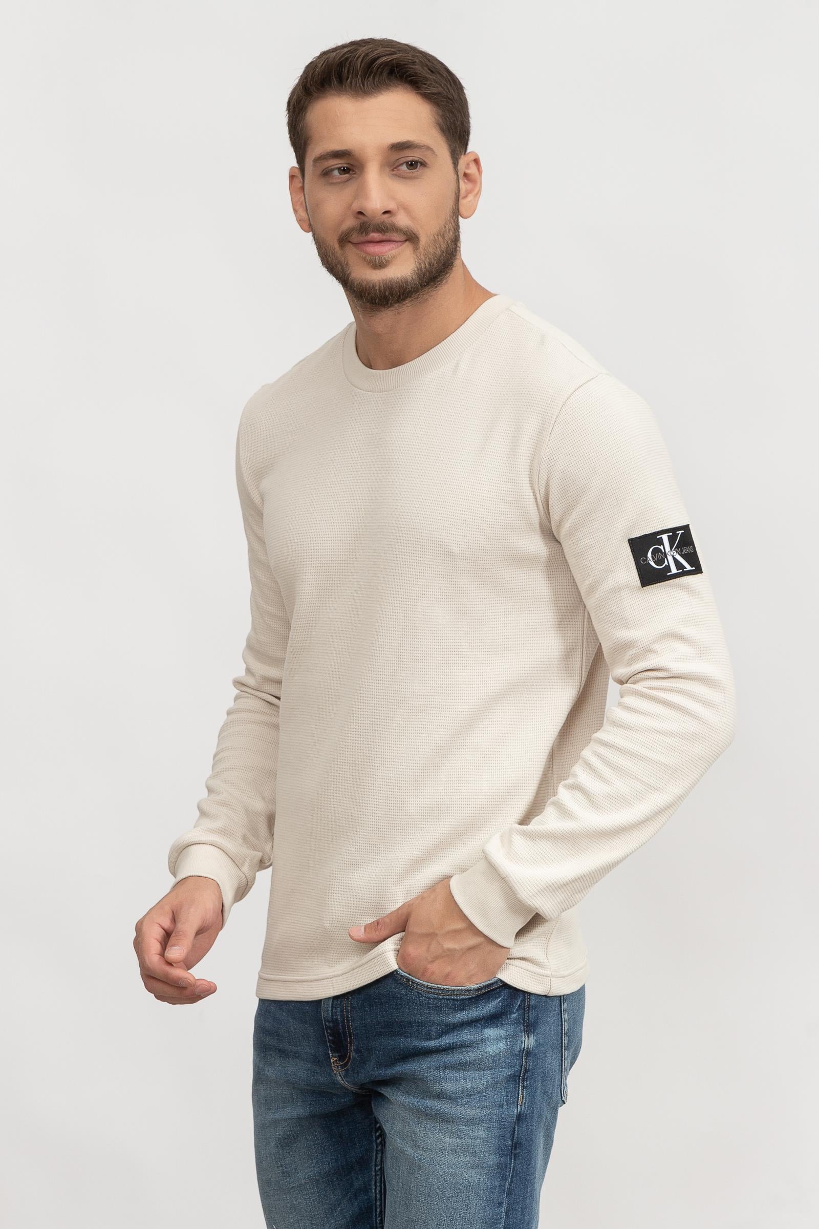 Calvin Klein Monologo Badge Erkek Triko