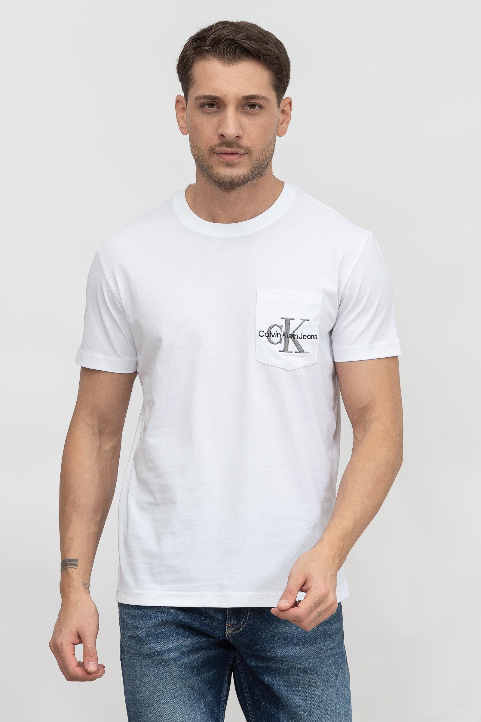 Calvin Klein Monologo Erkek Bisiklet Yaka T-Shirt