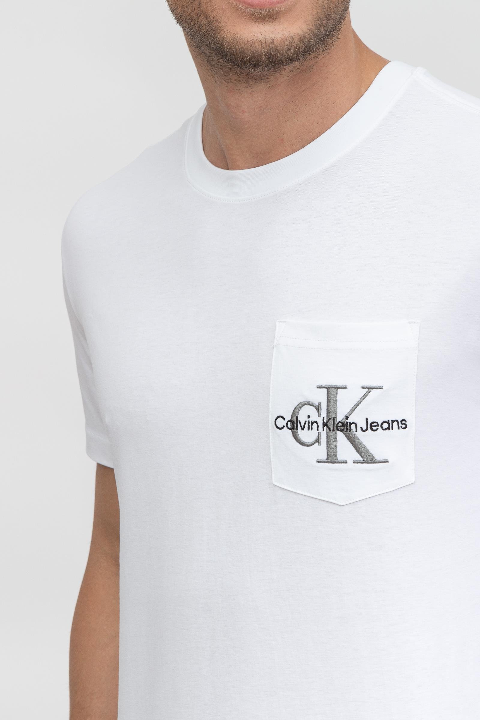 Calvin Klein Monologo Erkek Bisiklet Yaka T-Shirt