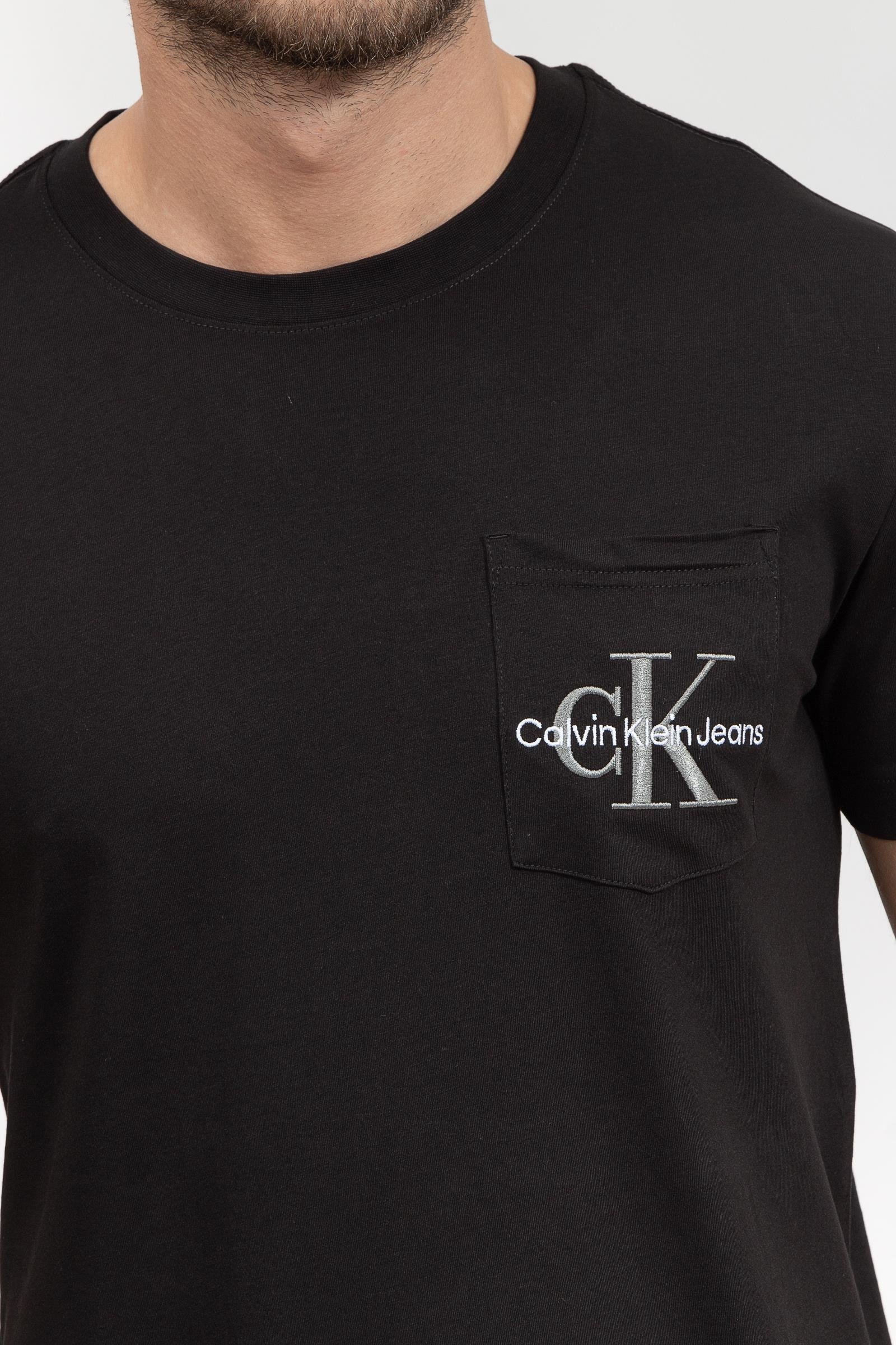 Calvin Klein Monologo Erkek Bisiklet Yaka T-Shirt