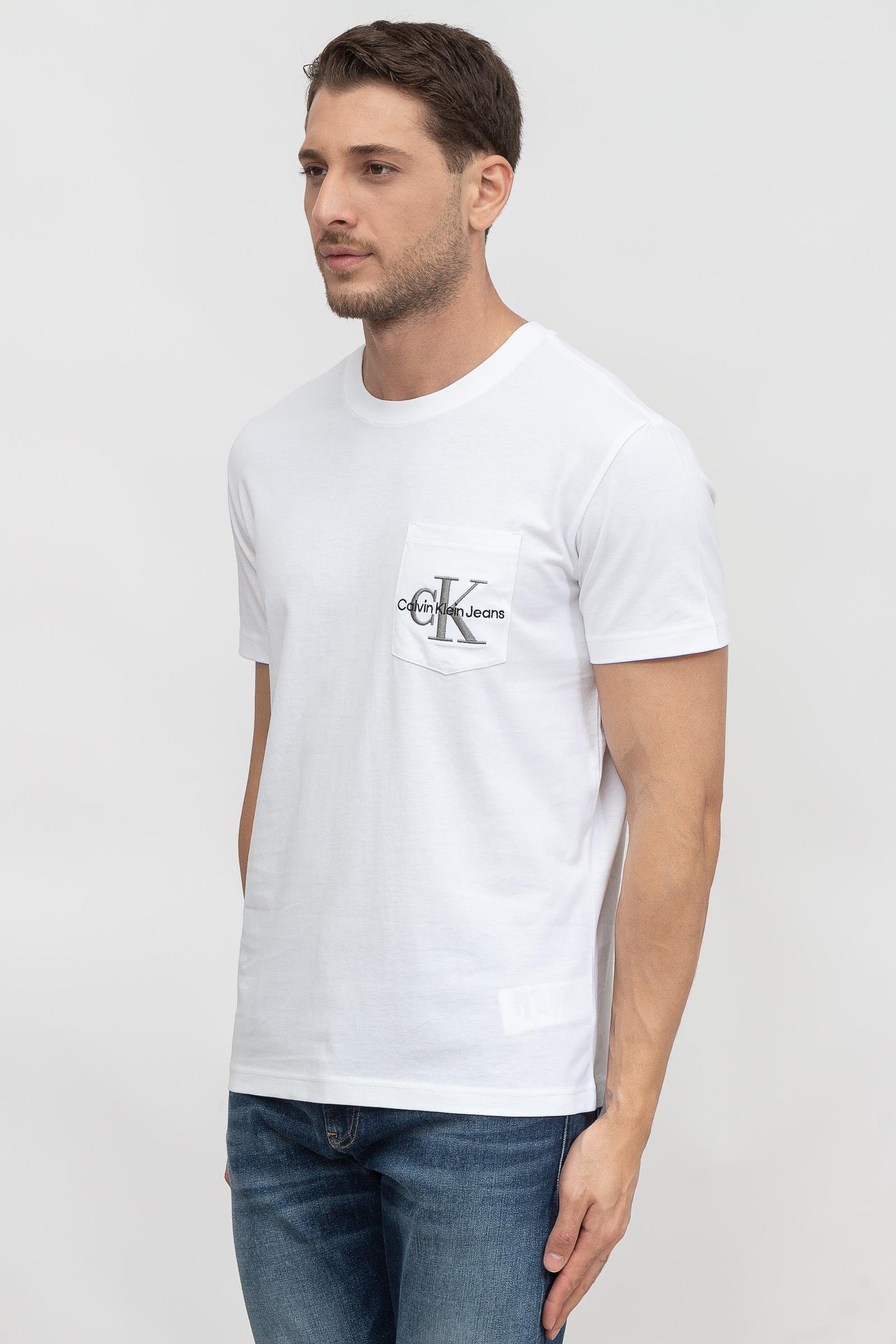 Calvin Klein Monologo Erkek Bisiklet Yaka T-Shirt