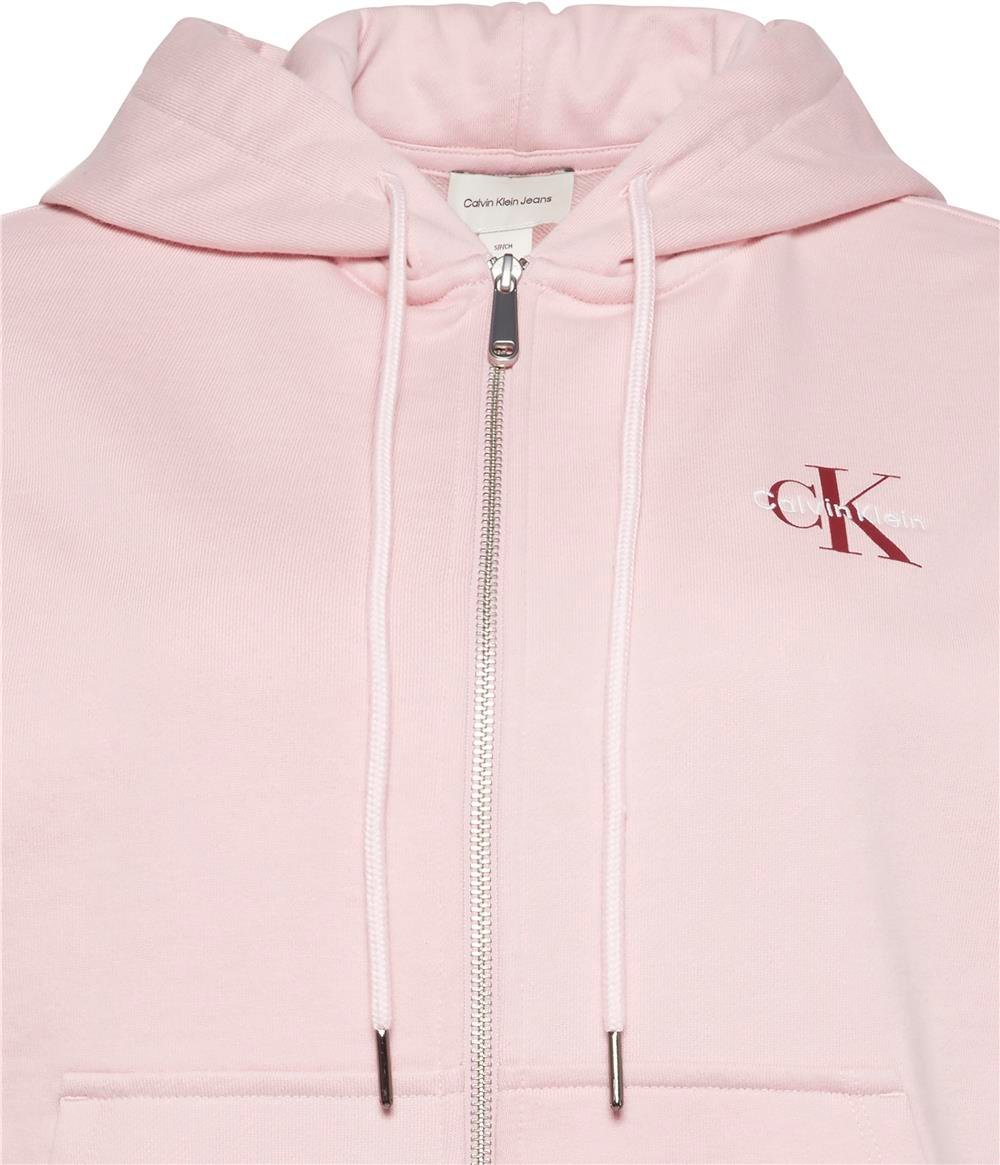 Calvin Klein Monologo French Terry Fz Bf Kadın Kapüşonlu Sweatshirt