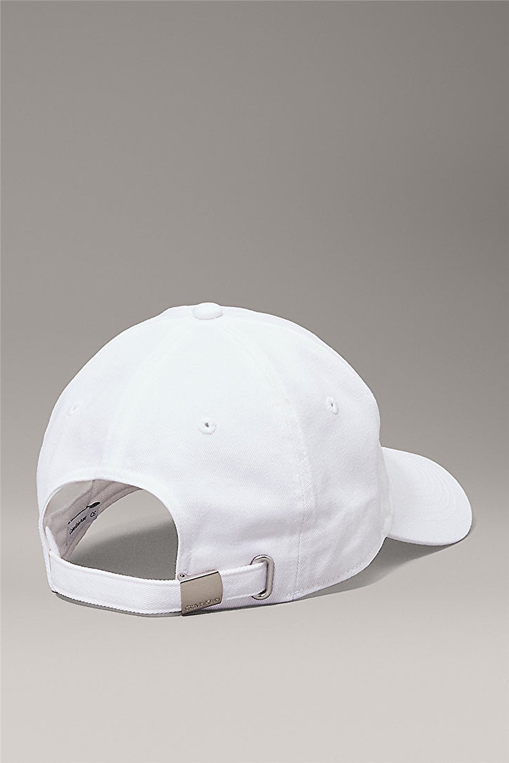 Calvin Klein Monologo Printed Baseball Cap Erkek Baseball Şapka Beyaz