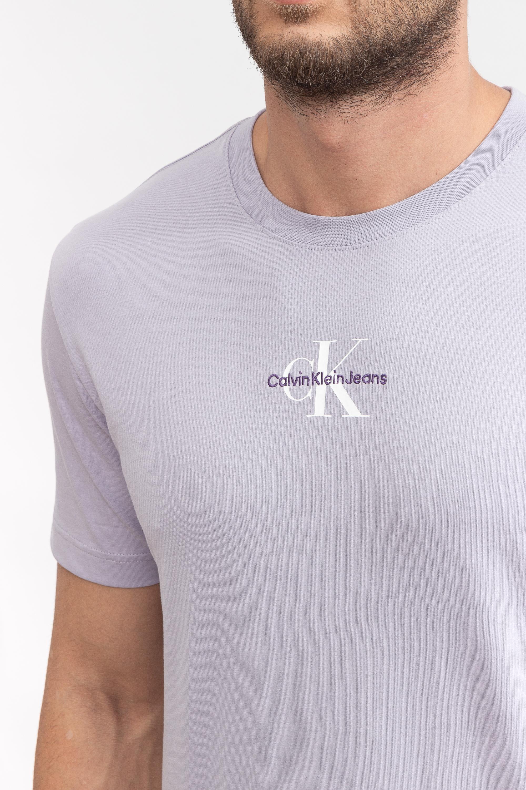 Calvin Klein Monologo Regular Erkek Bisiklet Yaka T-Shirt