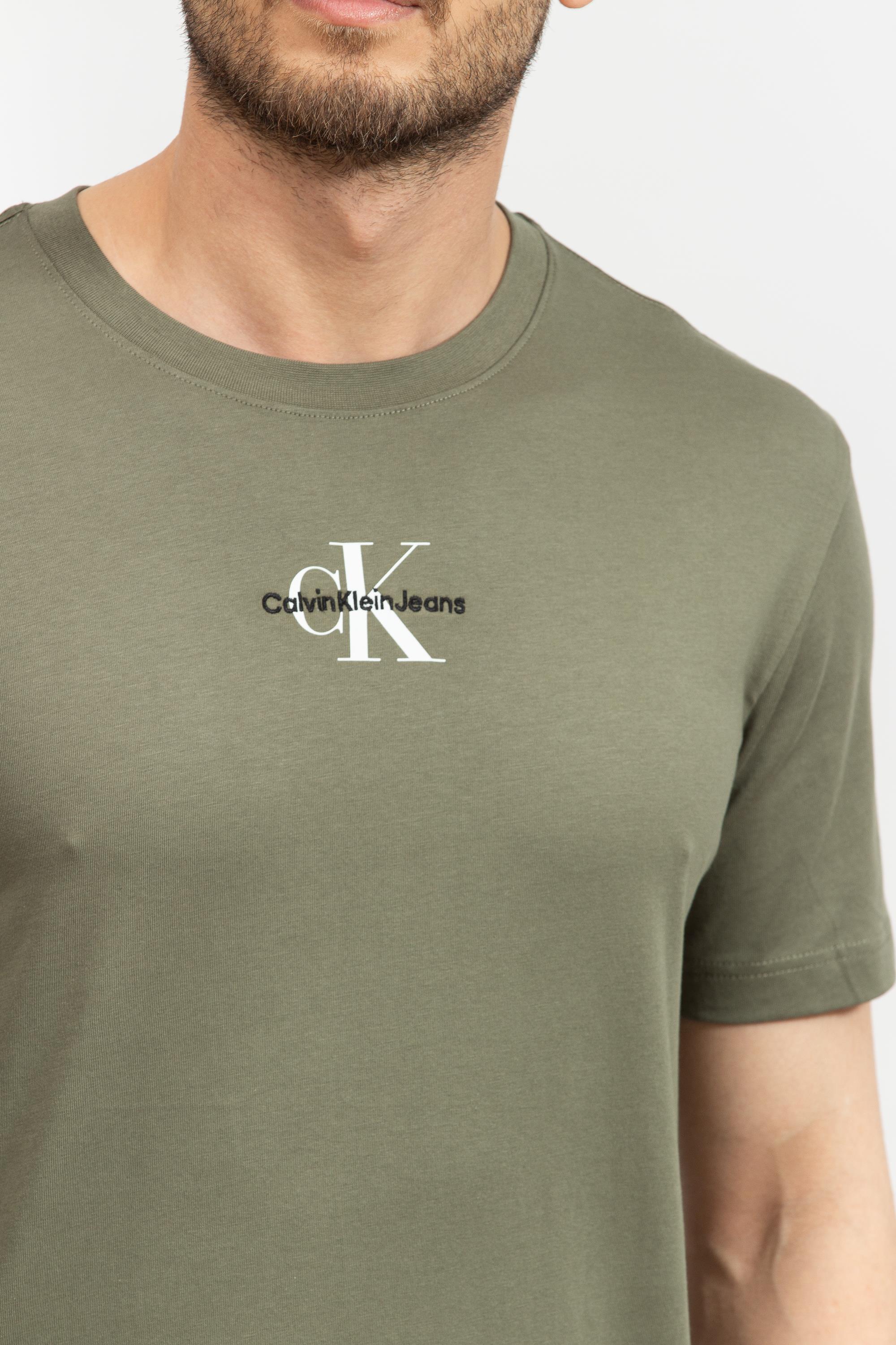 Calvin Klein Monologo Regular Erkek Bisiklet Yaka T-Shirt